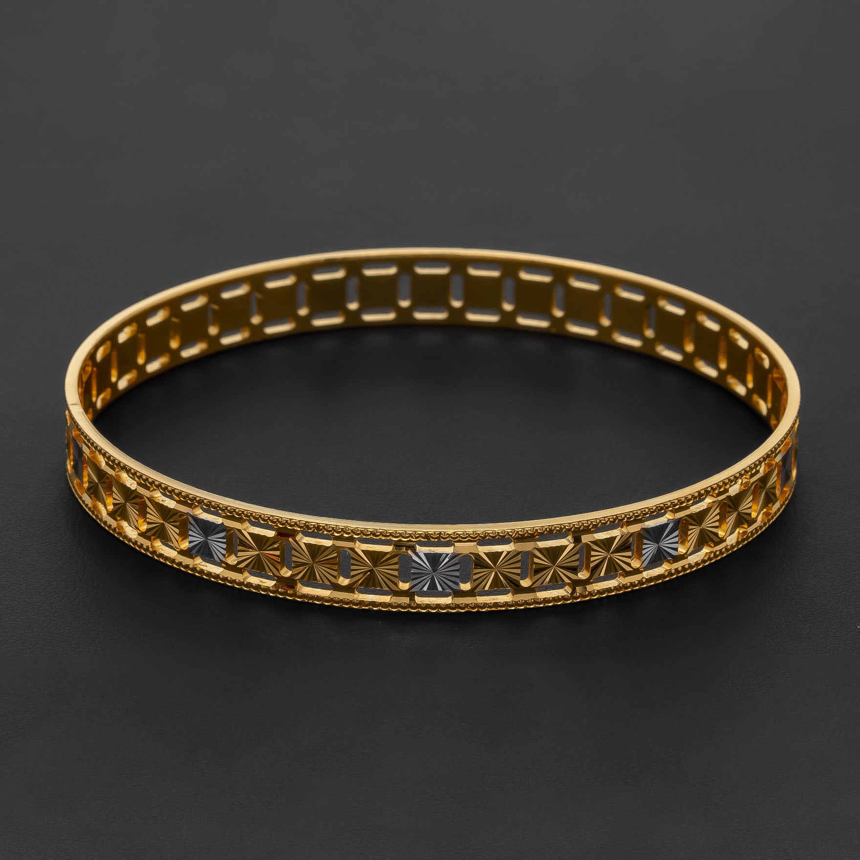 RHODIUM BANGLE PRGB38-091