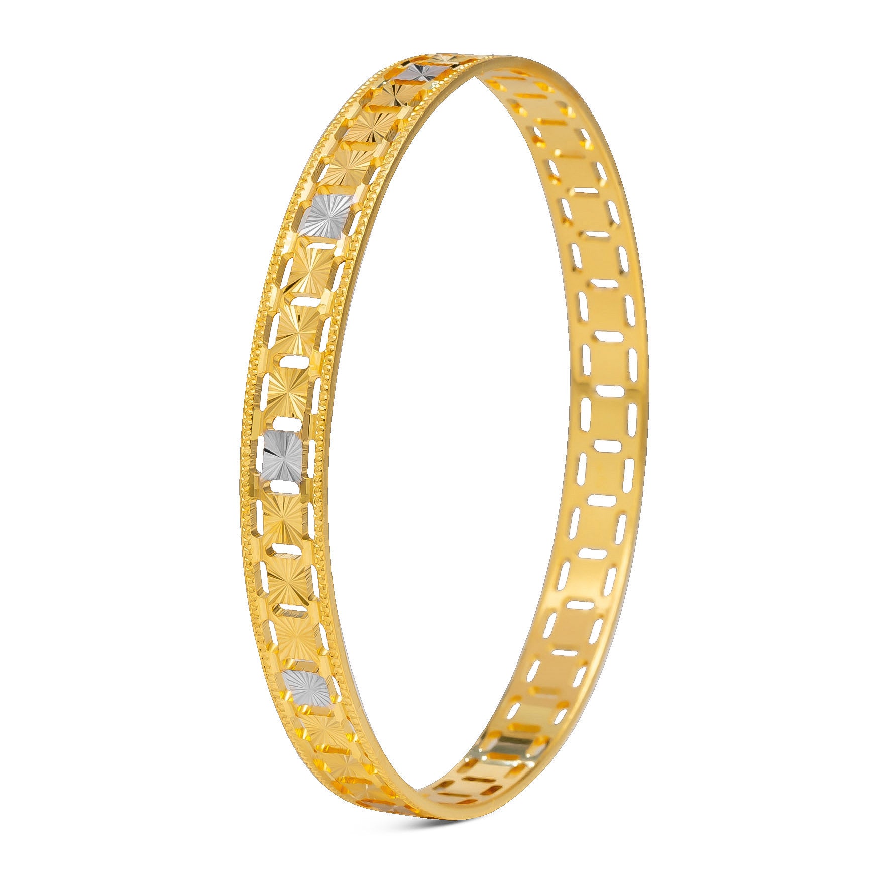RHODIUM BANGLE PRGB38-091