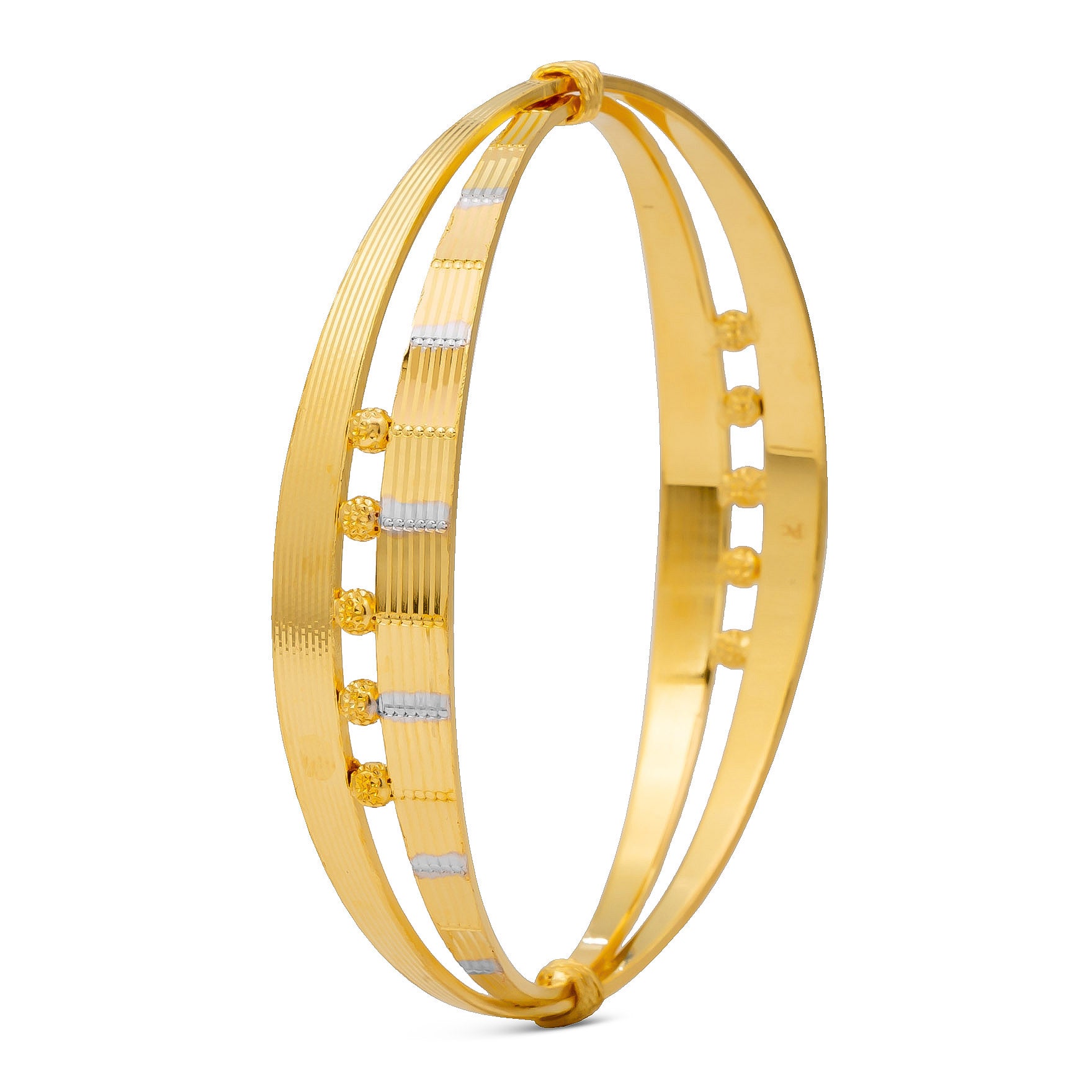 RHODIUM BANGLE PRGB117-062