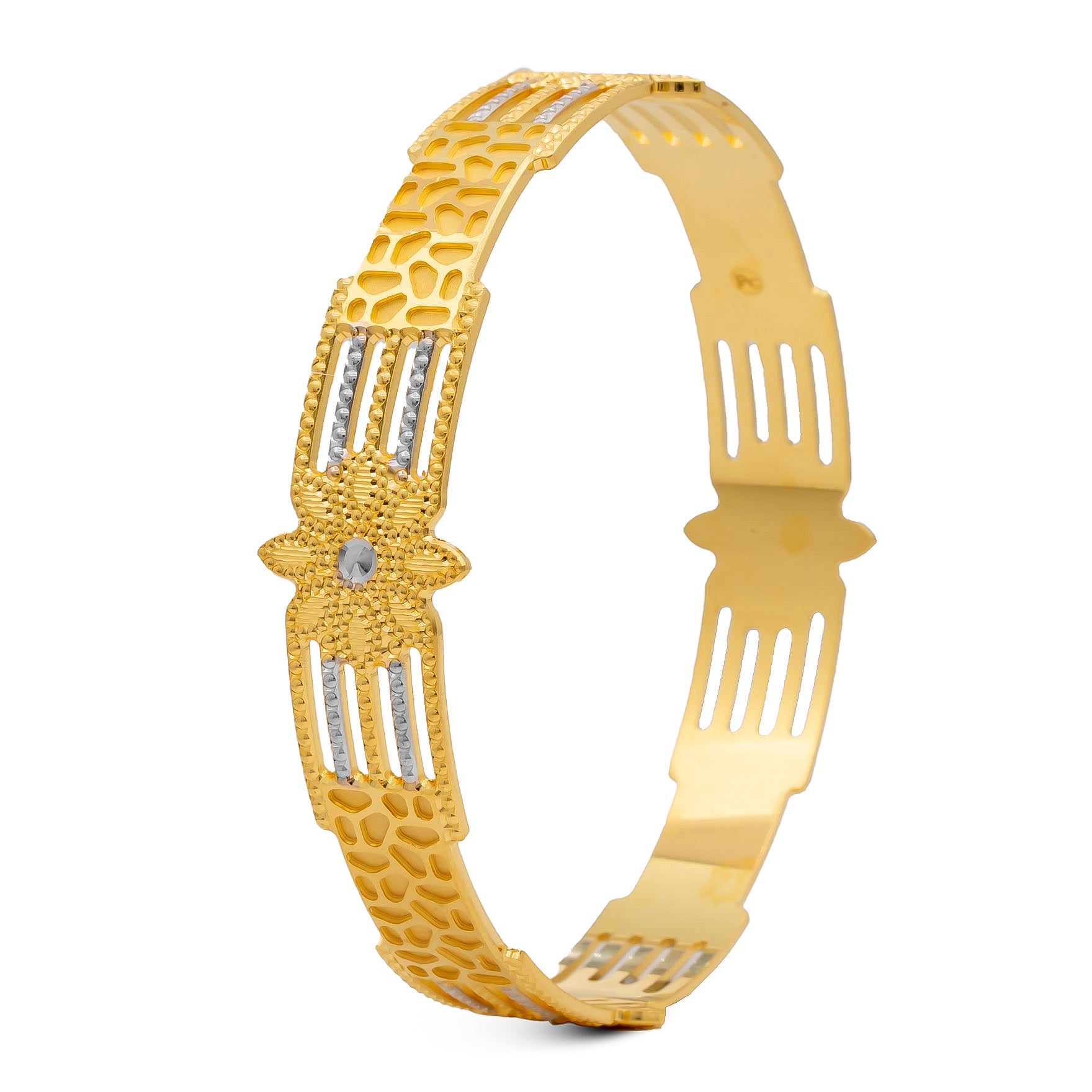 RHODIUM BANGLE PRGB116-062