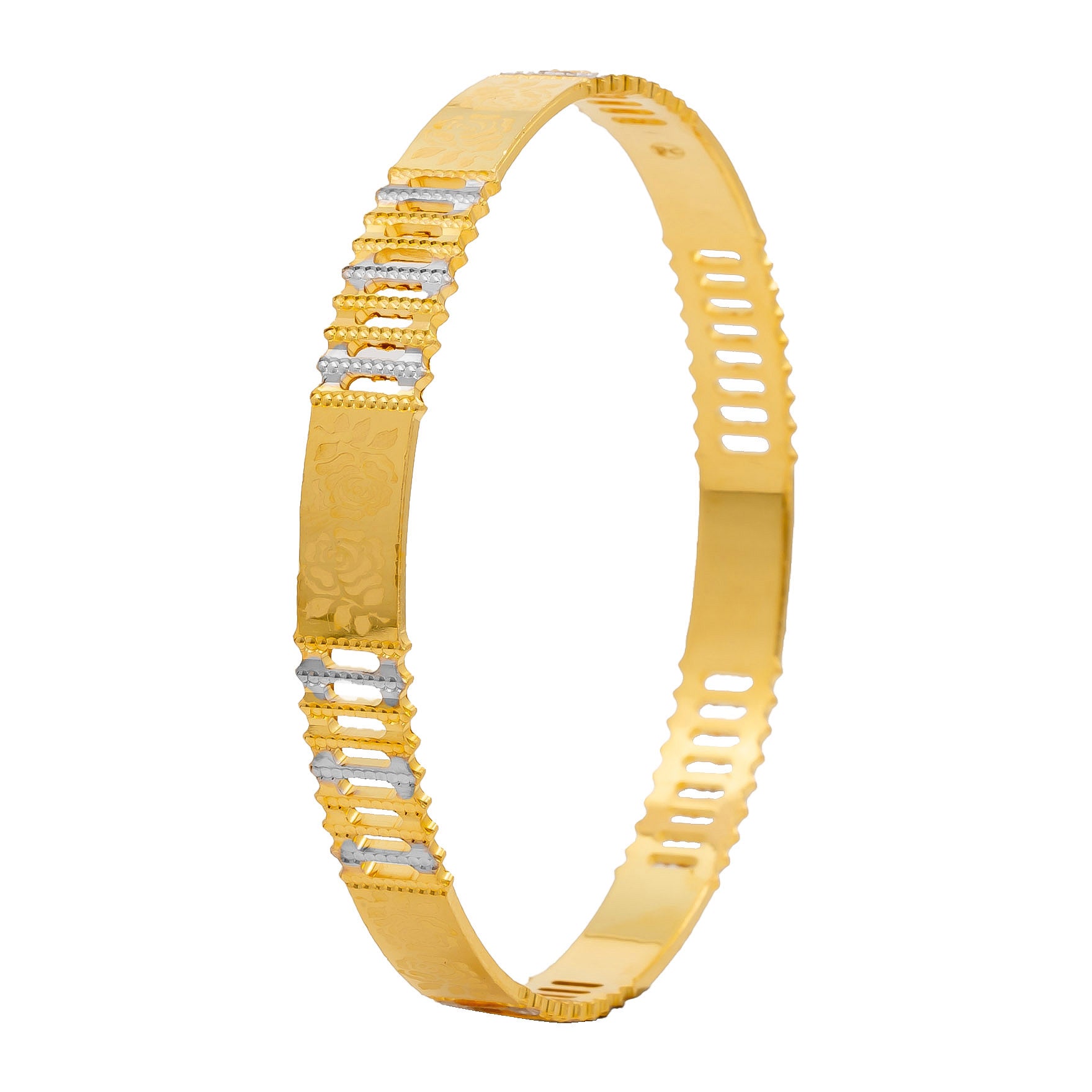 RHODIUM BANGLE PRGB104-032