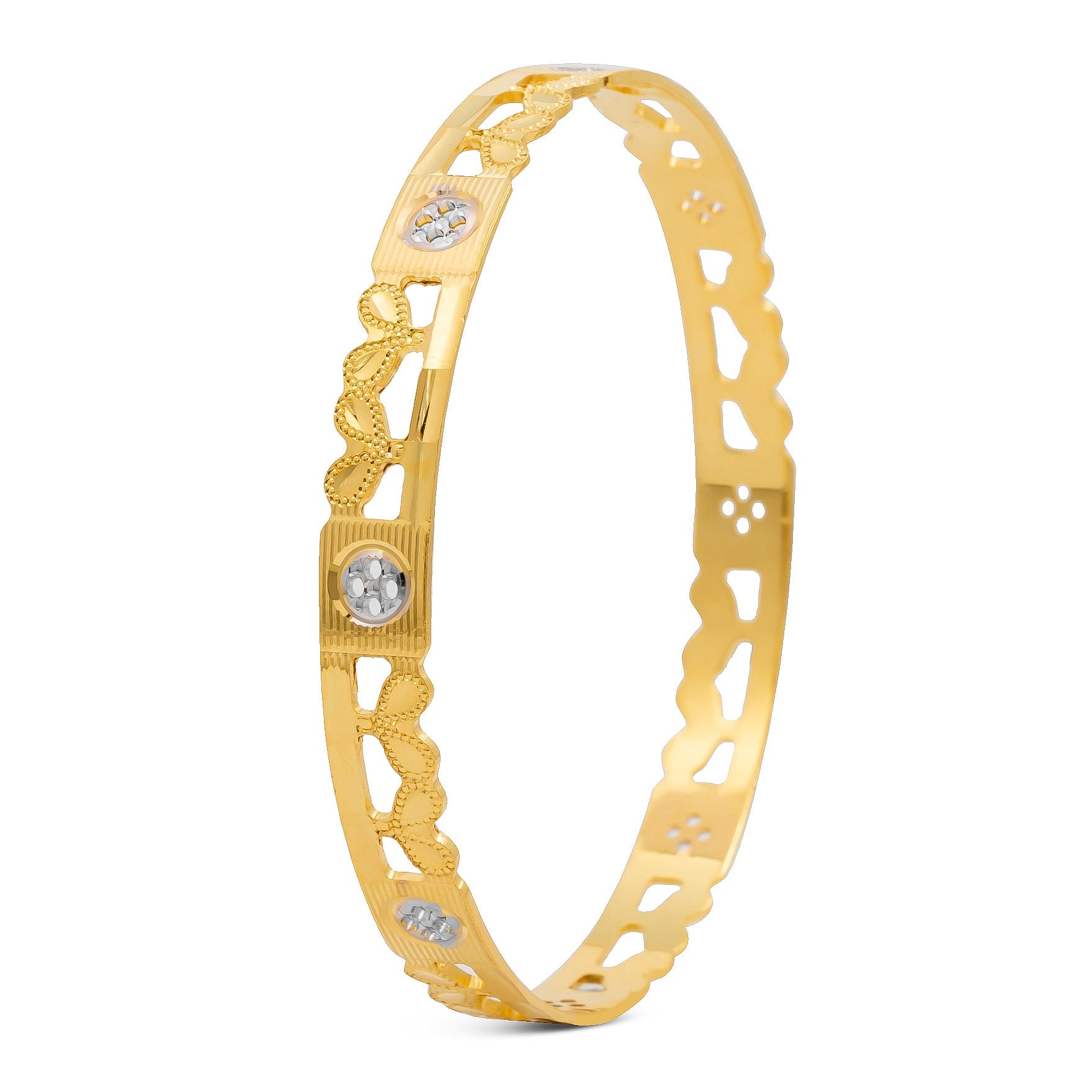 RHODIUM BANGLE PRGB252-091