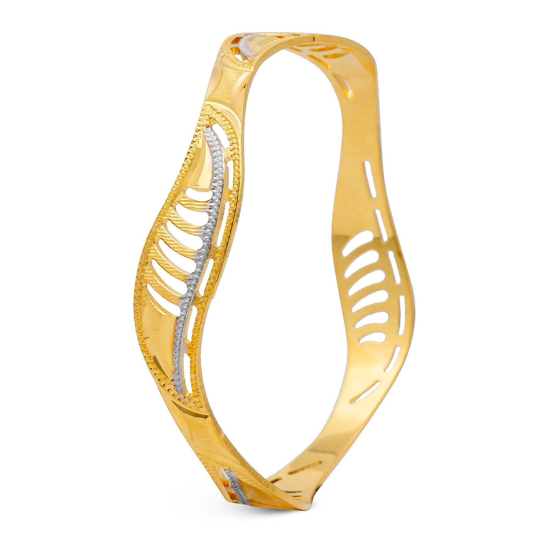 RHODIUM BANGLE PRGB102-032