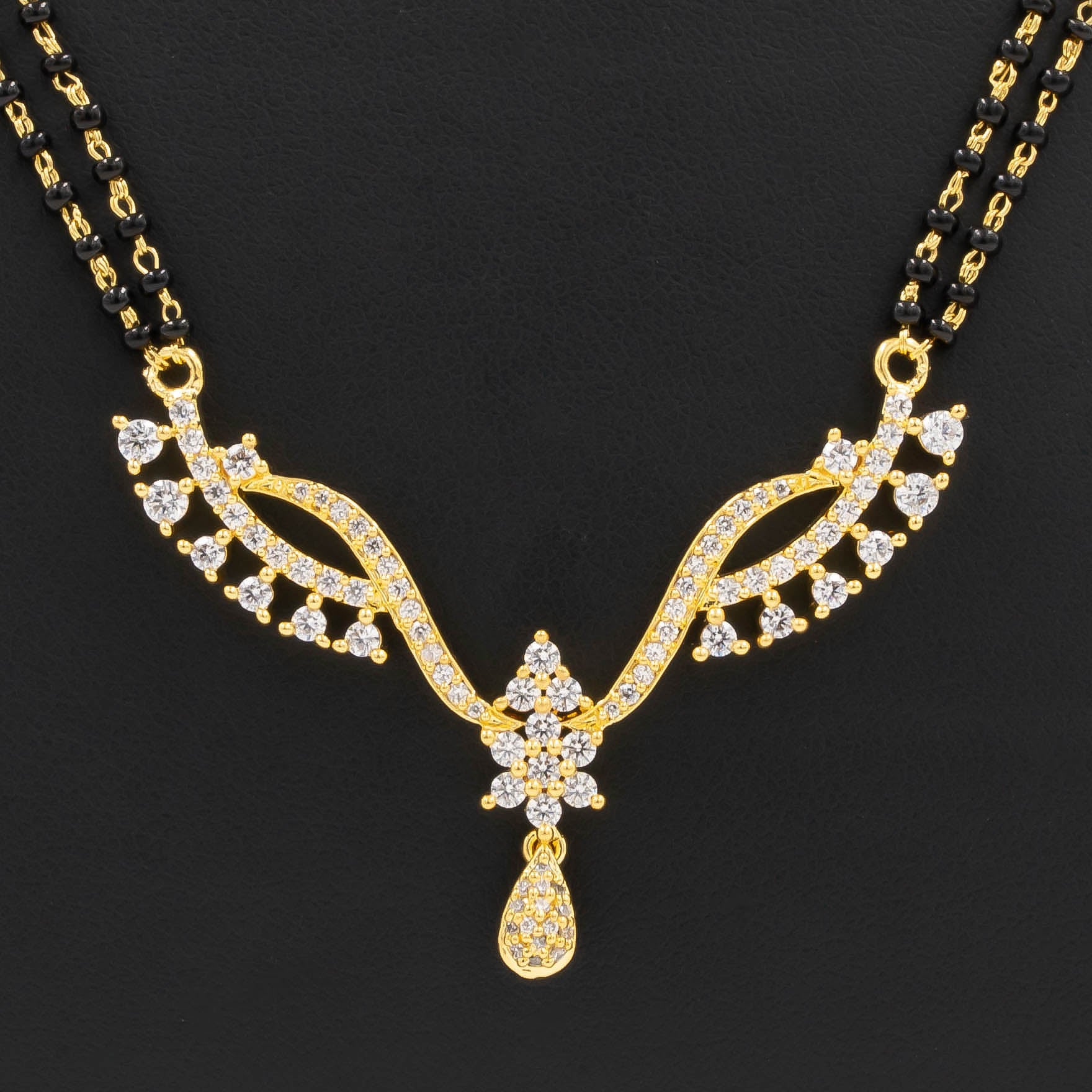 Mangalsutra Stone Necklace PLKM9-084