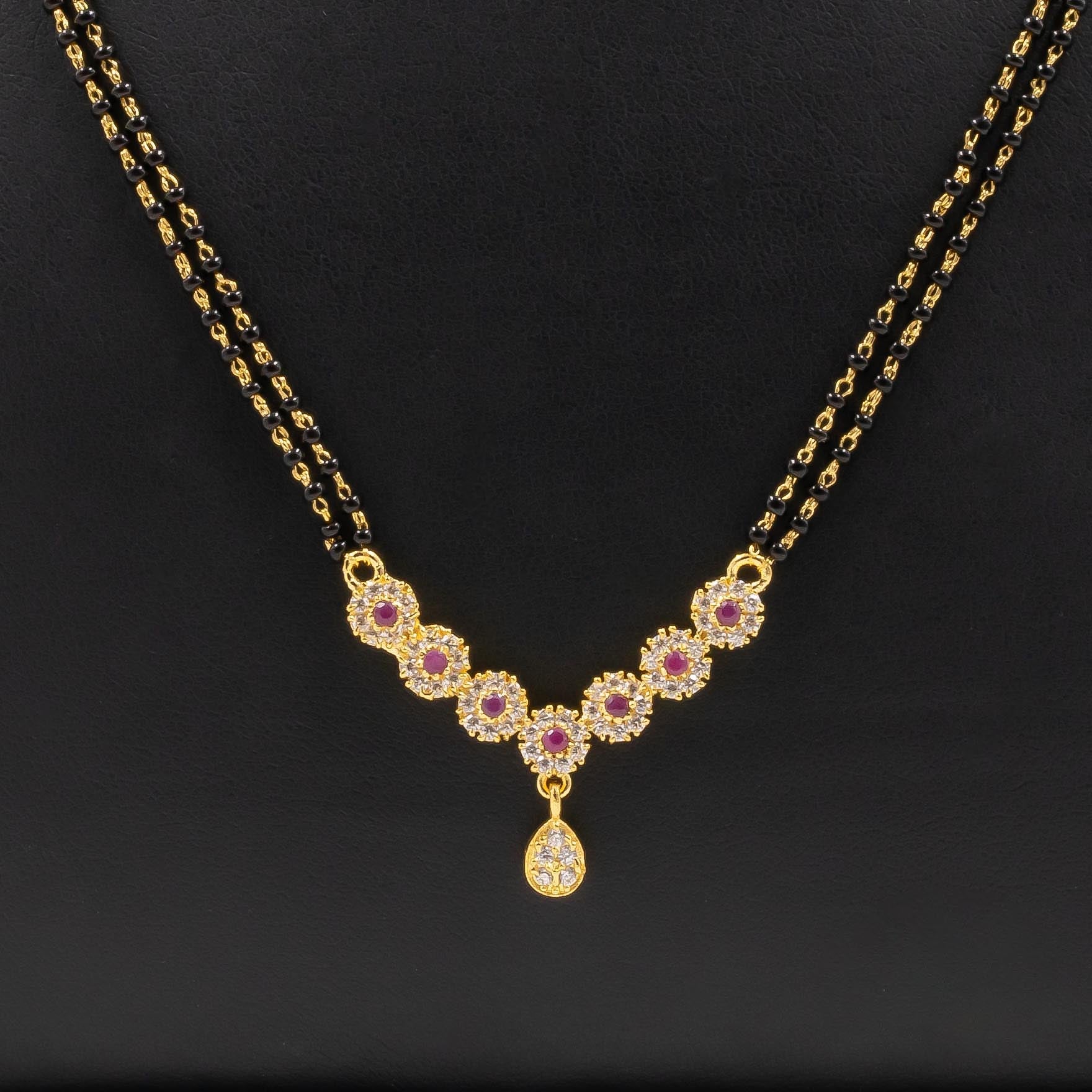Karimani (Mangalsutra) Stone Necklace PLKM48-6-034