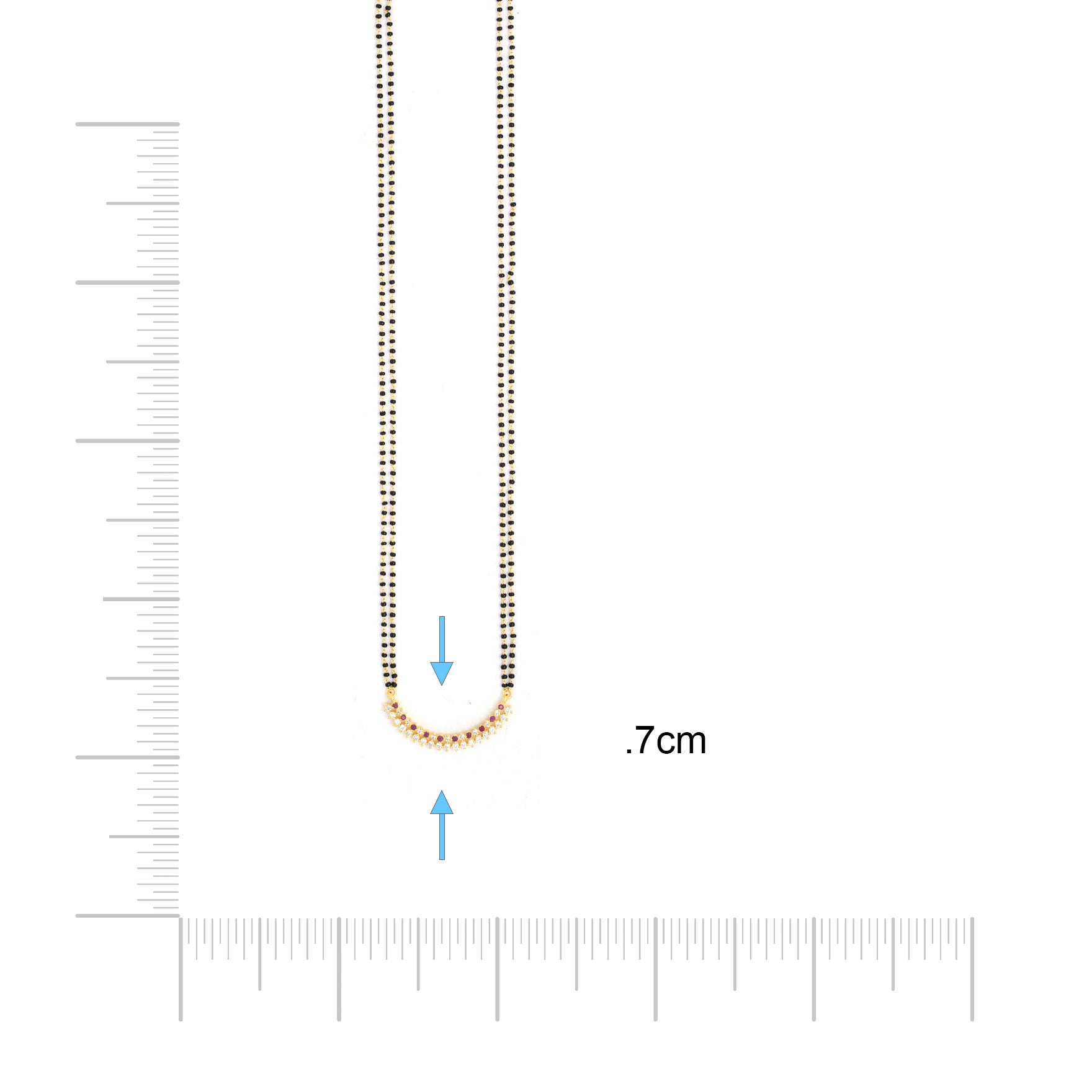 Karimani (Mangalsutra) Stone Chain PLKM12-084