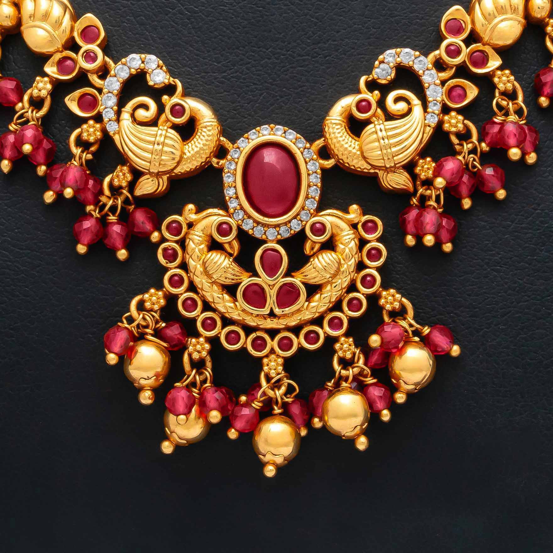 PKT Stone GHERU NECKLACE PSGRNSSR107WR-036