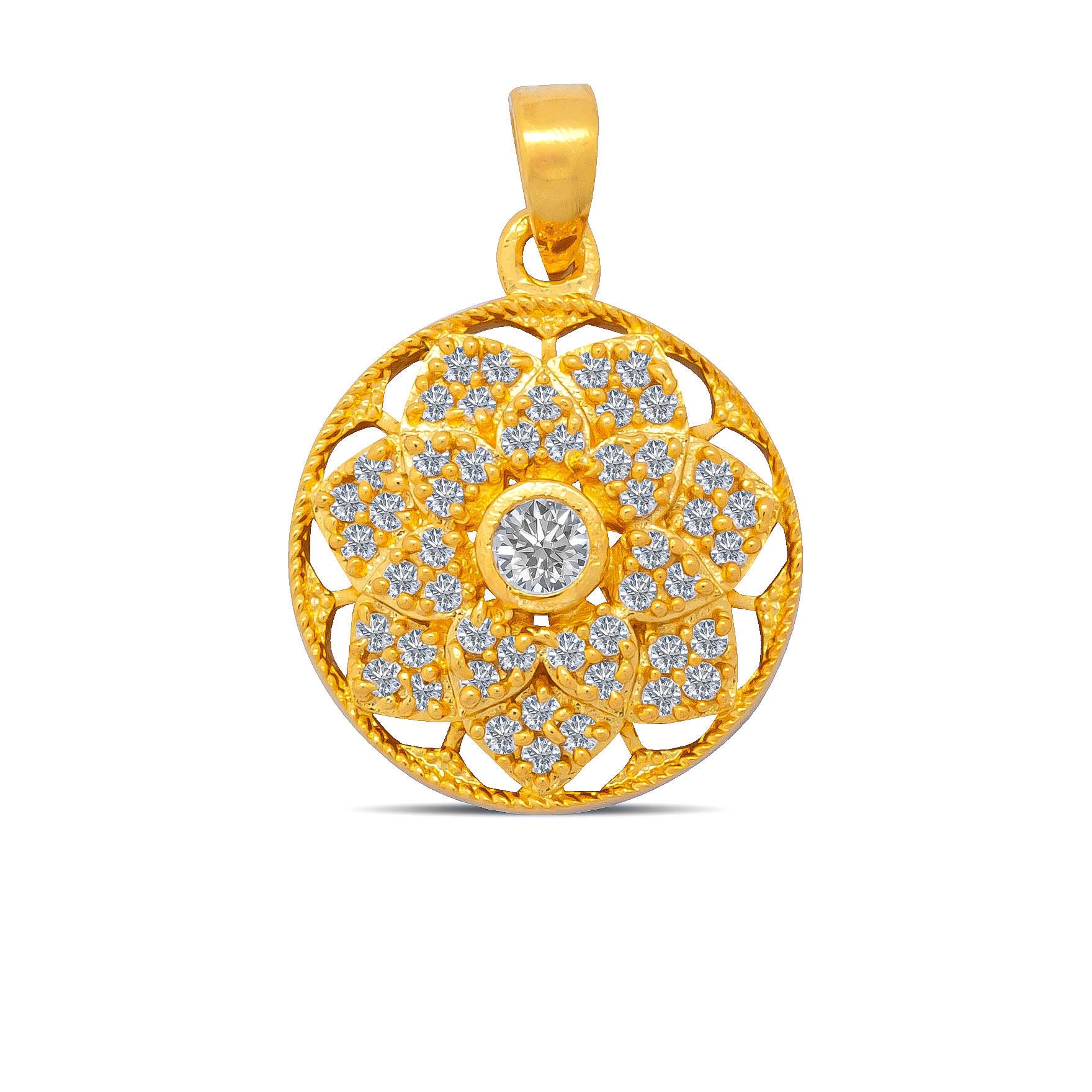 GOLDEN STONE PENDENT PSLT15W-011