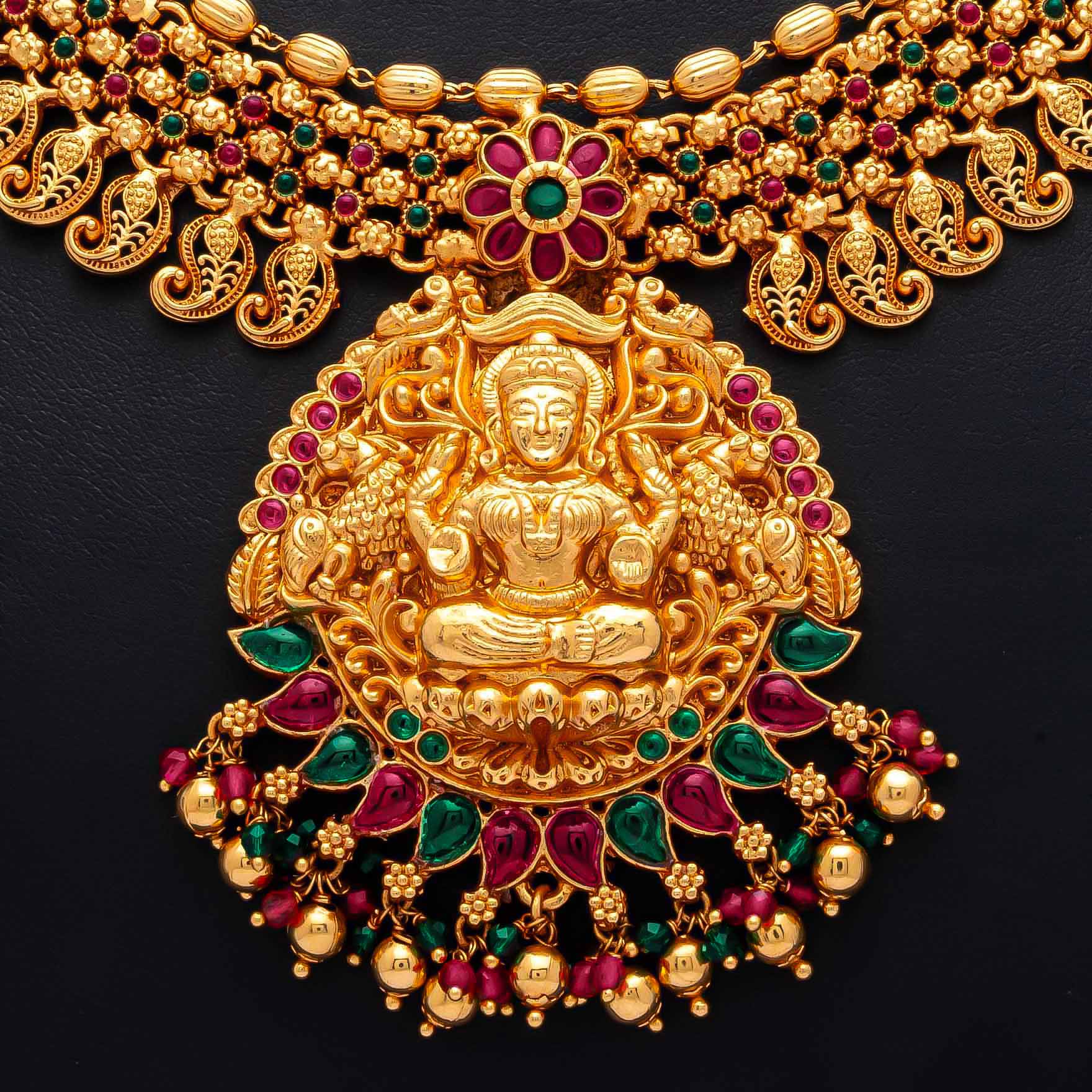 PKT Stone GHERU NECKLACE PSGRNSSR30RG-0311