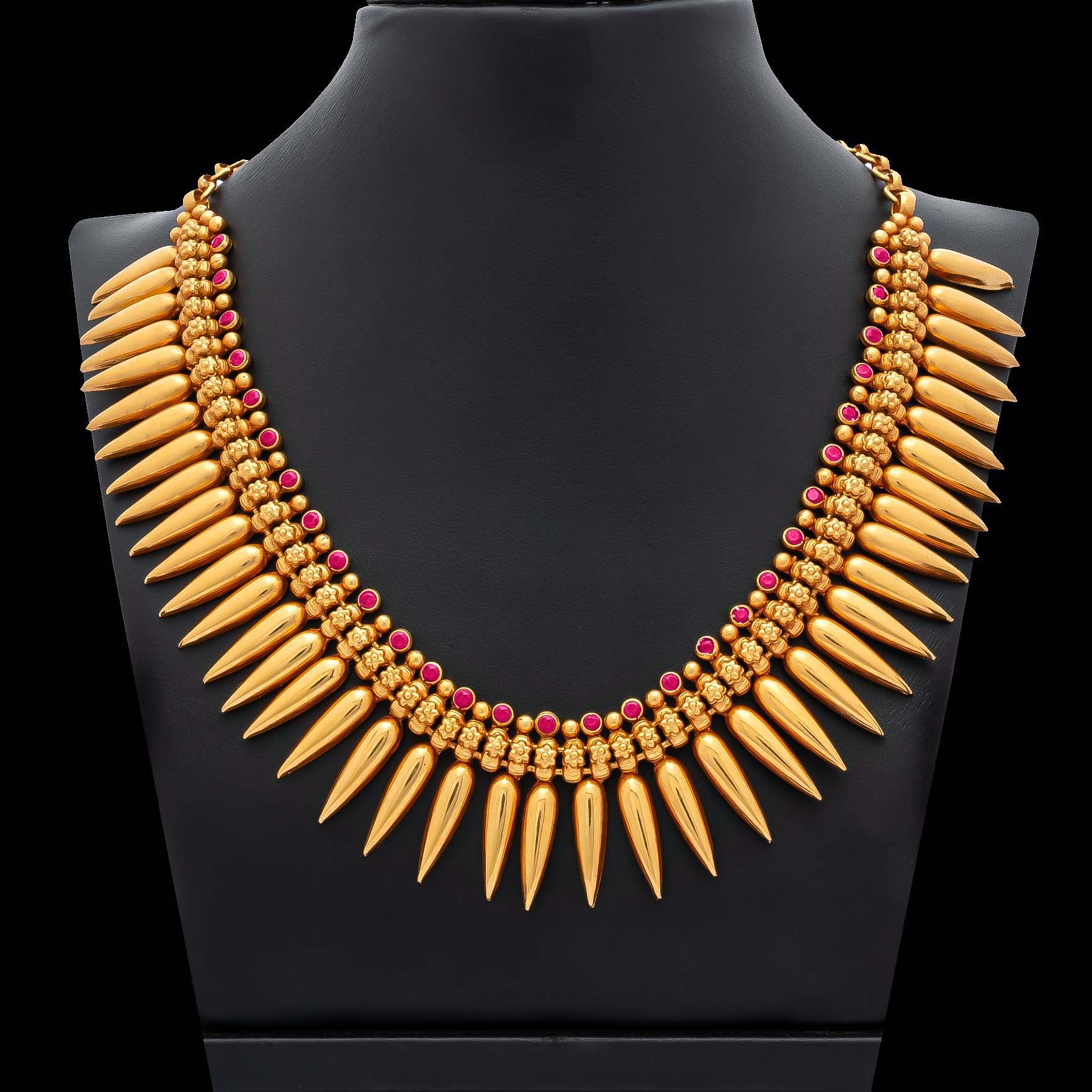 PKT STONE GHERU NECKLACE PSGRNSSRBR-086