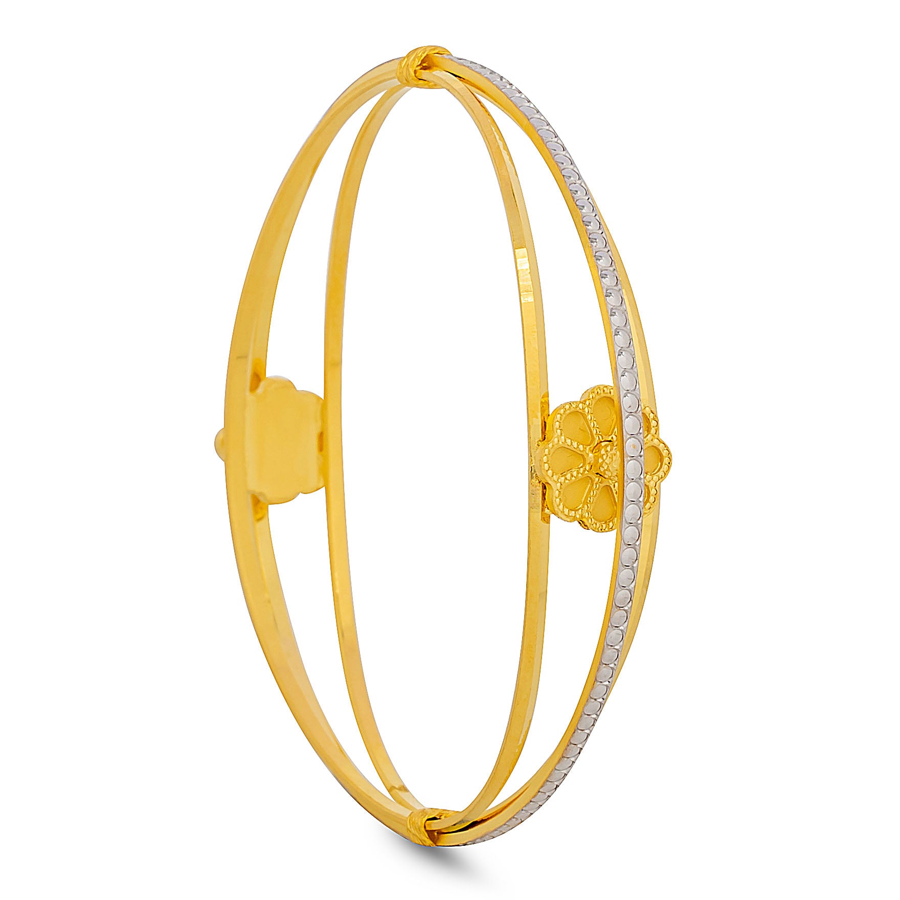 RHODIUM GOLDEN BRACELET PRGB94-062