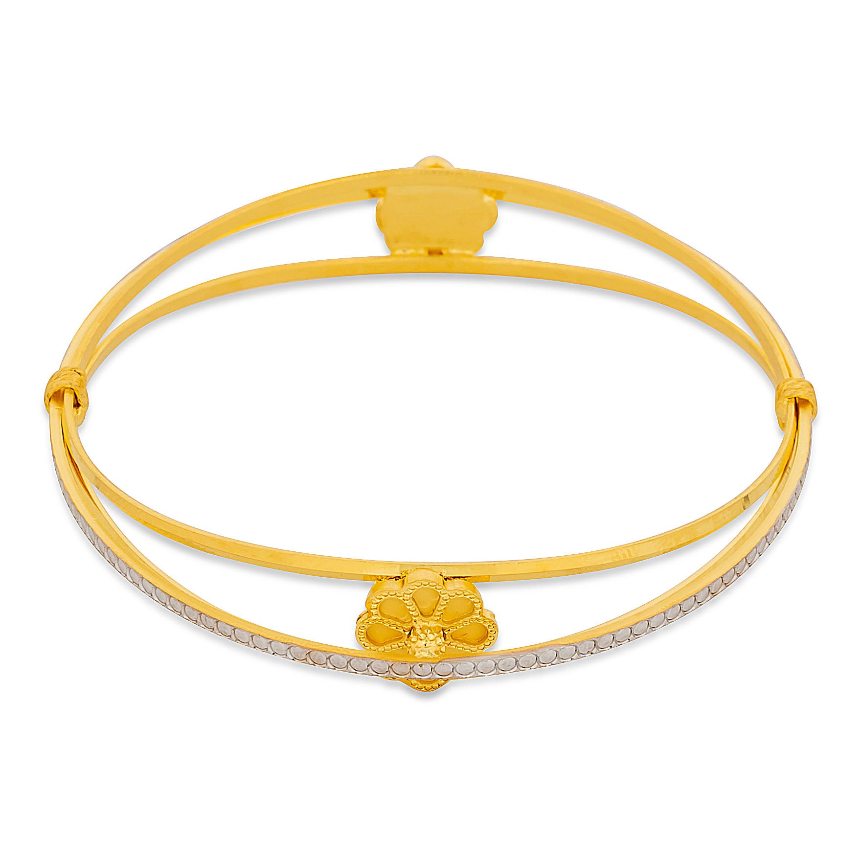 RHODIUM GOLDEN BRACELET PRGB94-062