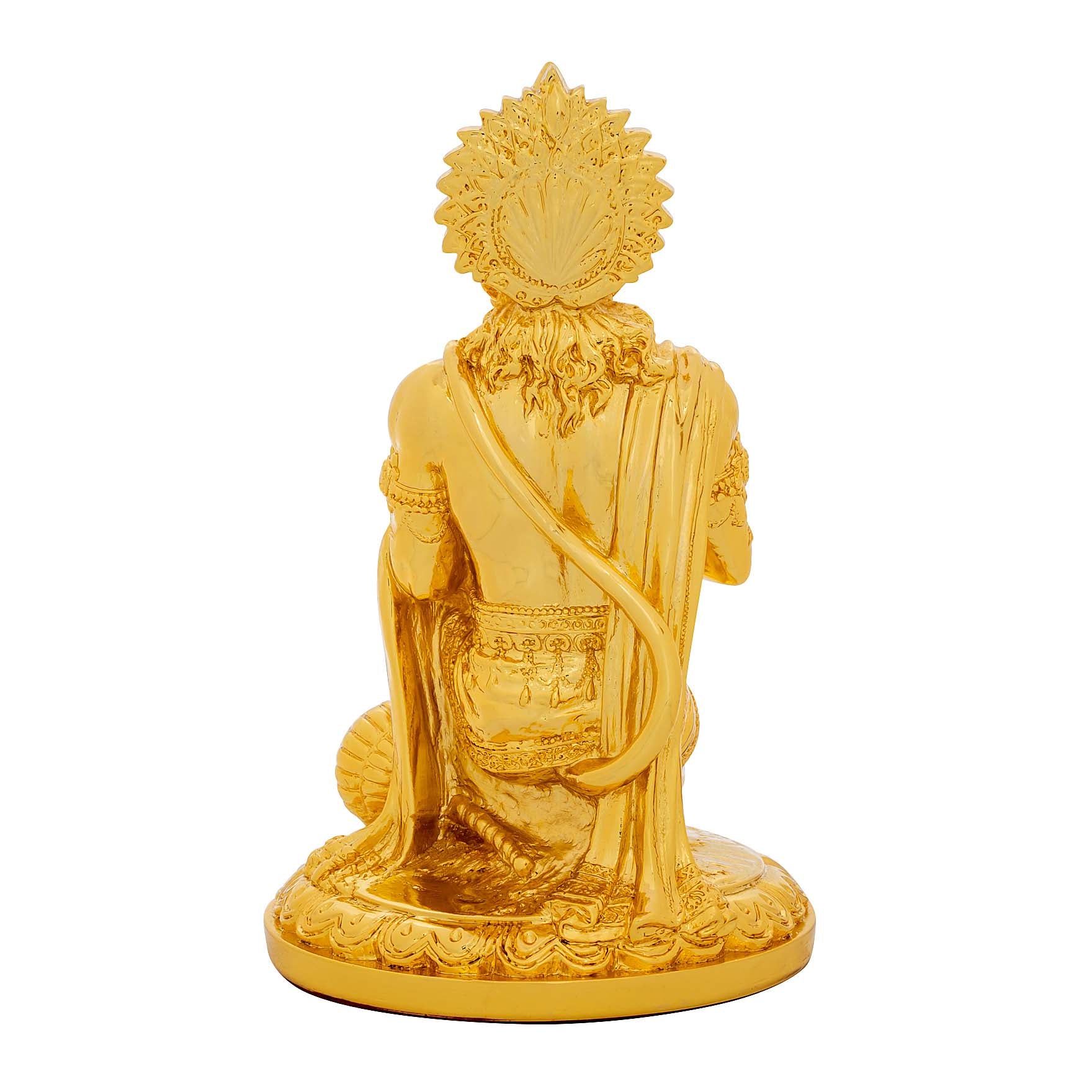 Lord Hanuman Idol – Traditional Hindu Deity Sculpture – Hanuman Murti/Statue with Gada – Home Temple & Puja Gift | PIDRGH7-0001