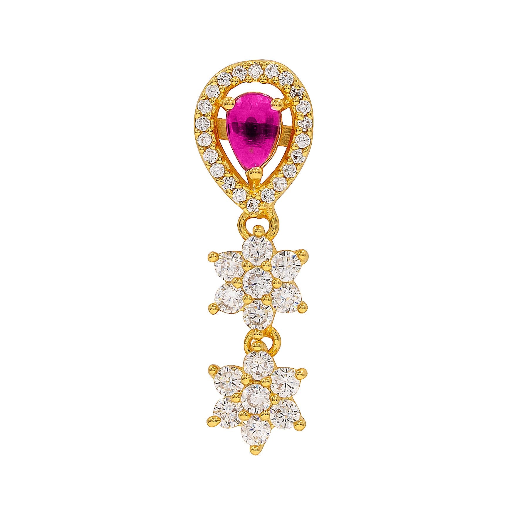 Shop Latest Hanging Earrings Gold Plated for Women | Parakkat Jewels