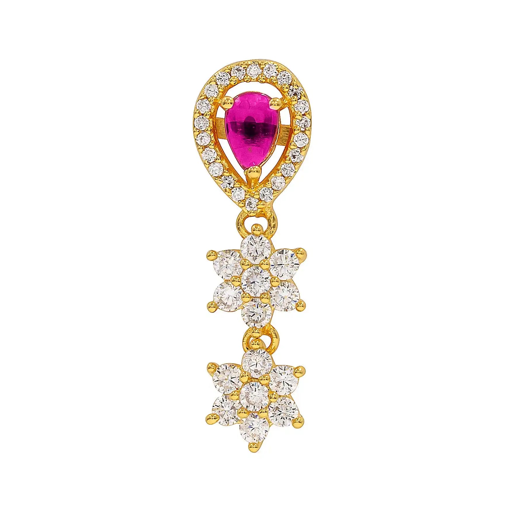Shop Latest Hanging Earrings Gold Plated for Women | Parakkat Jewels