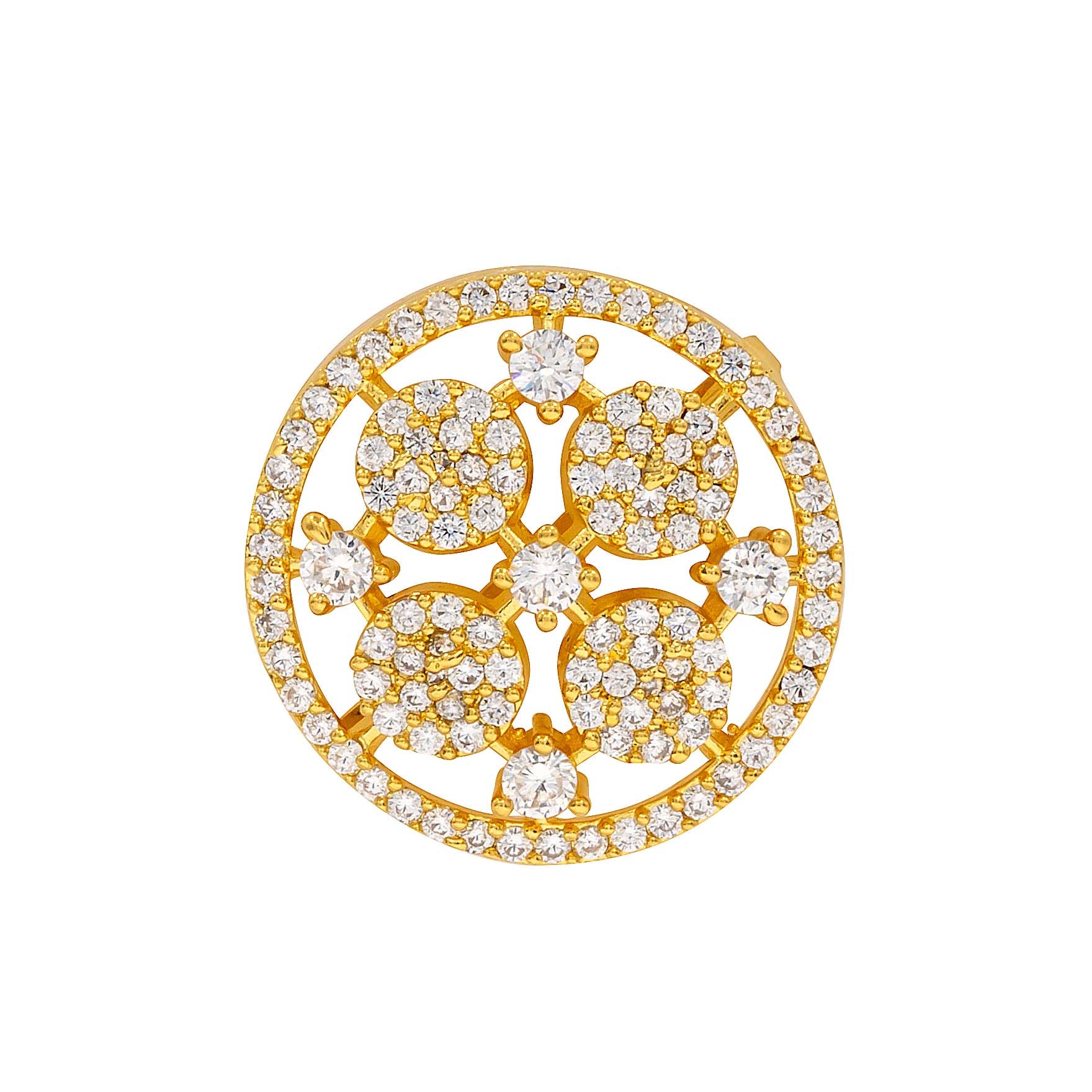 Buy Stone Earrings Gold Plated Collection Online | Parakkat Jewels