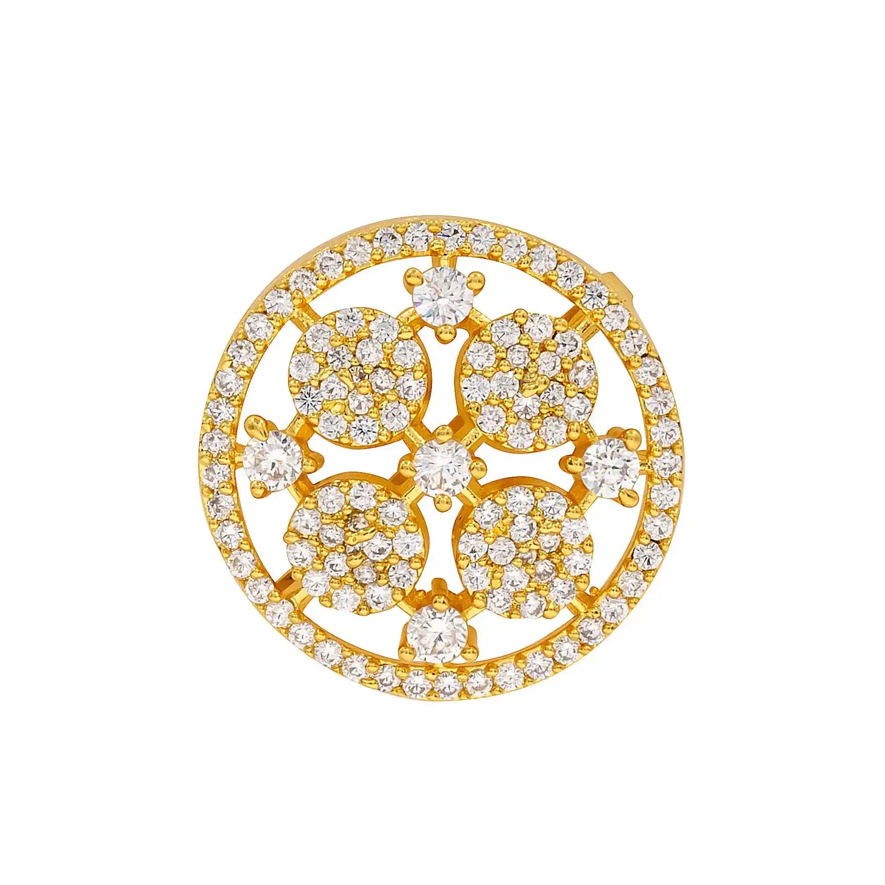 Buy Stone Earrings Gold Plated Collection Online | Parakkat Jewels