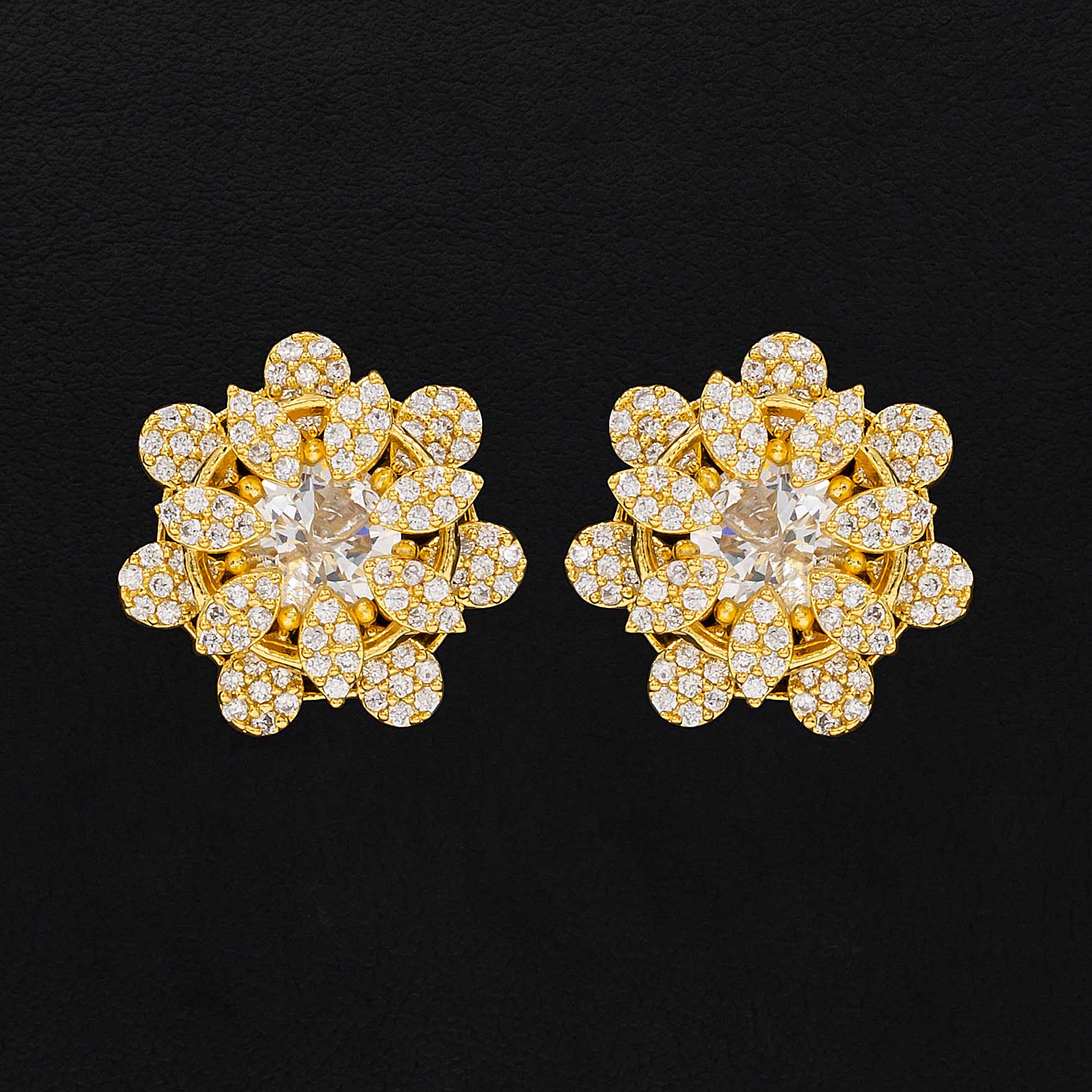 Buy Trendy 1gm Gold Plated Earrings Designs | Parakkat Jewels