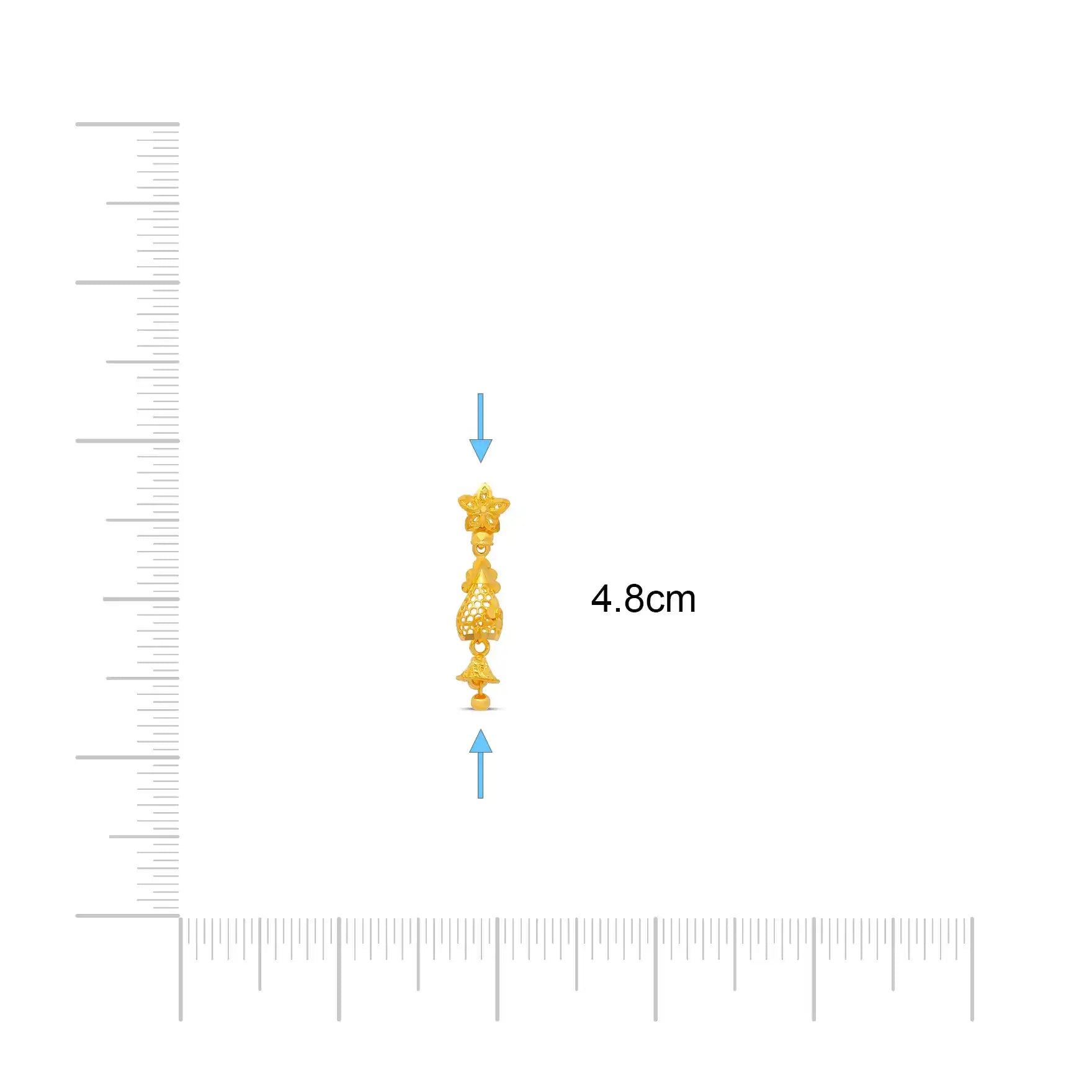 GOLDEN HANGING STUD PGHST131-041