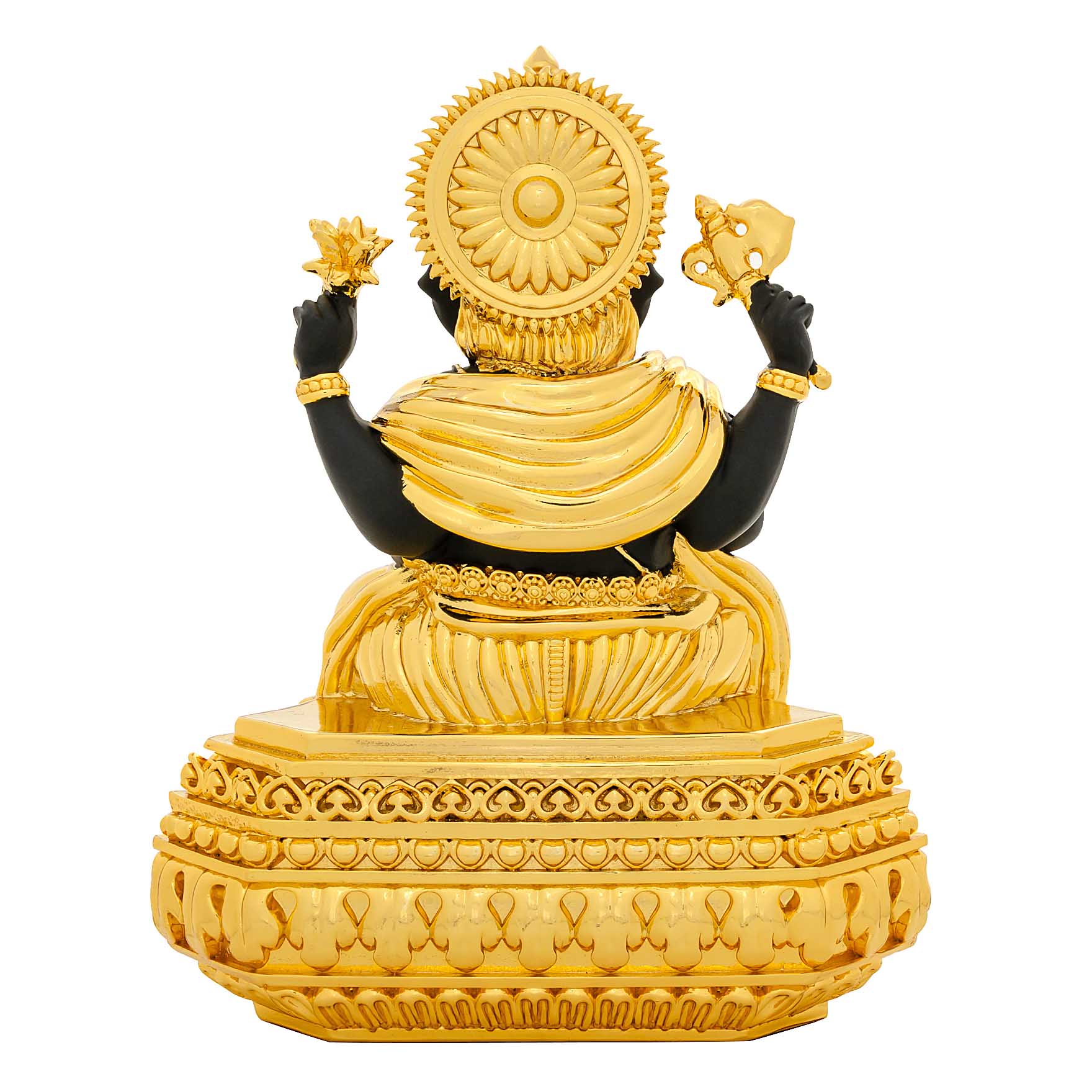 Lord Ganesha Idol – Temple Style Figurine – Ganapati Murti (Hindu Spiritual Statue) – Pooja & Home Décor | PIDRBG62-0081
