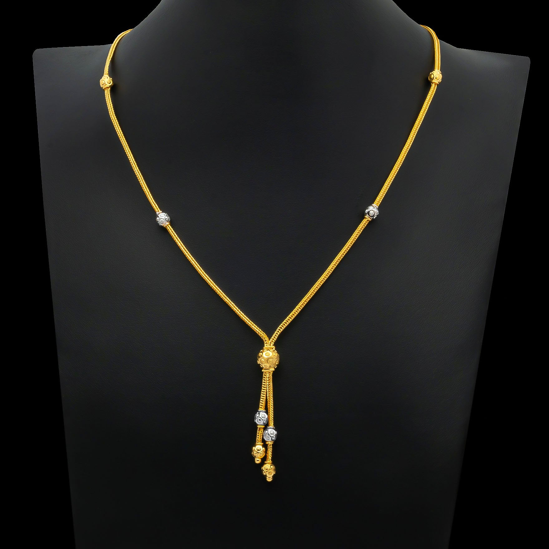 RHODIUM NECKLACE PRGNS119-054