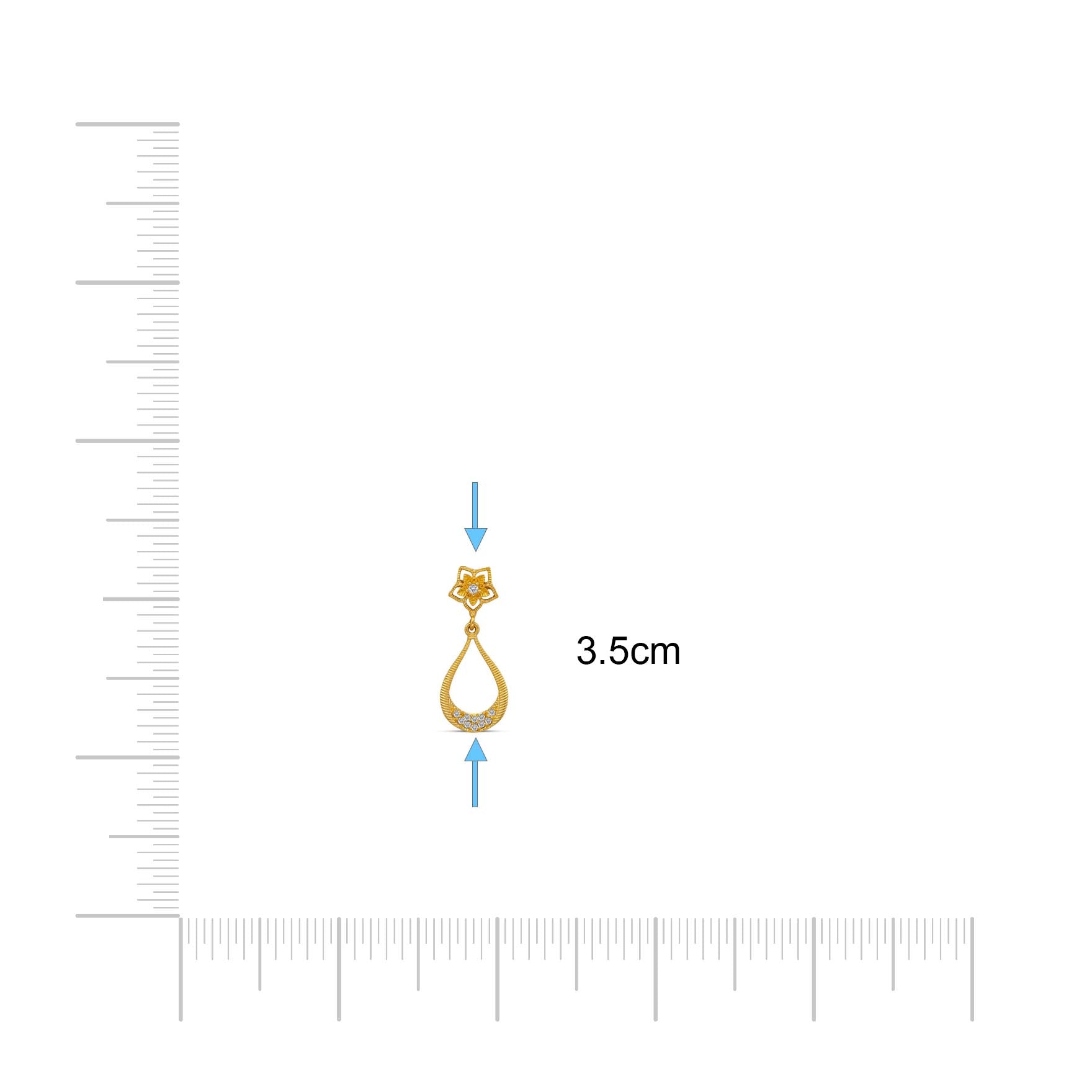 Hanging Stone Stud PSHST198W-041