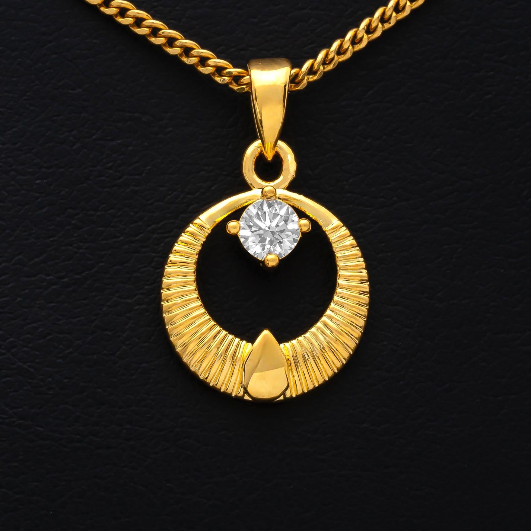 GOLDEN STONE PENDENT PSLT7W-06