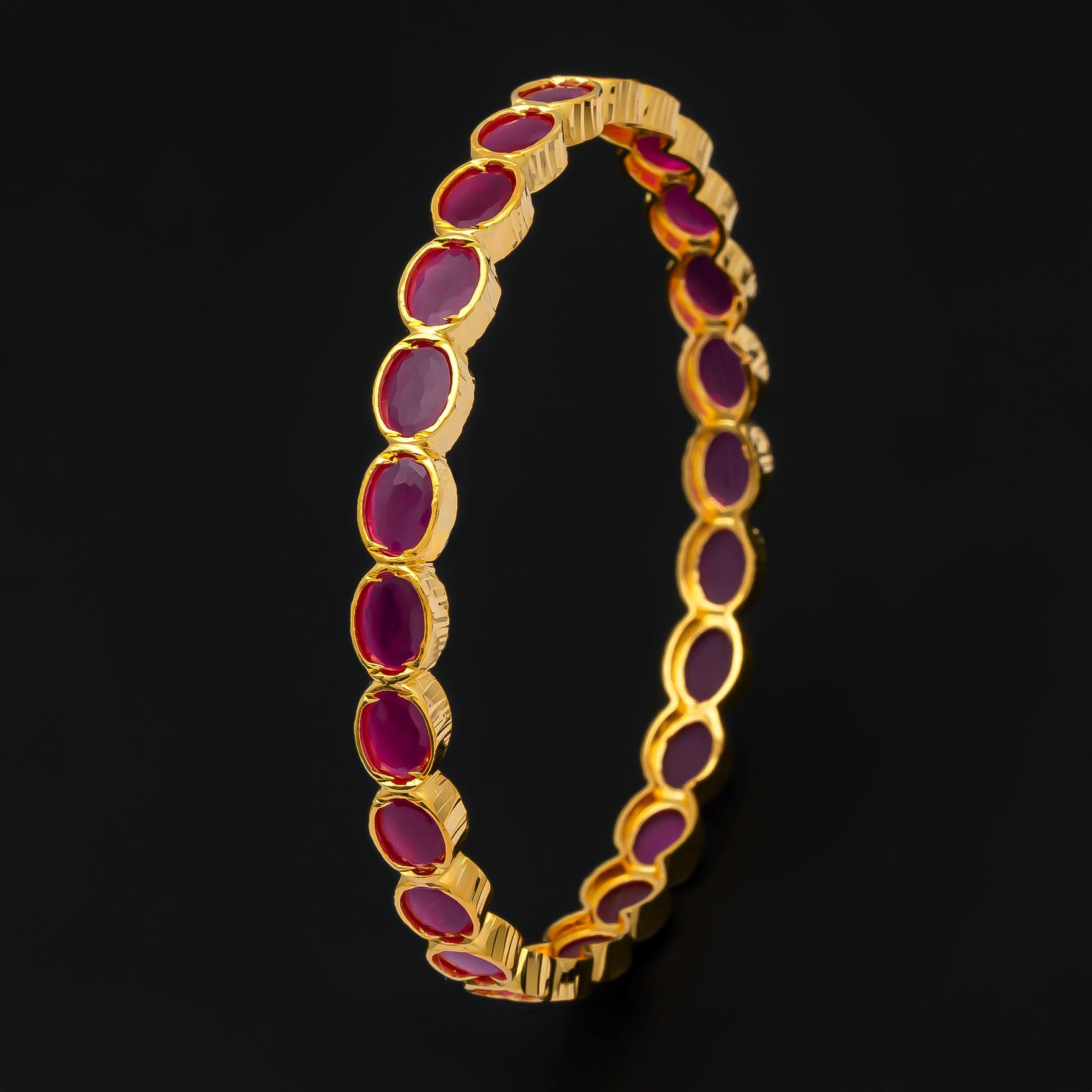 PREMIUM STONE BANGLE PMSB2R-055