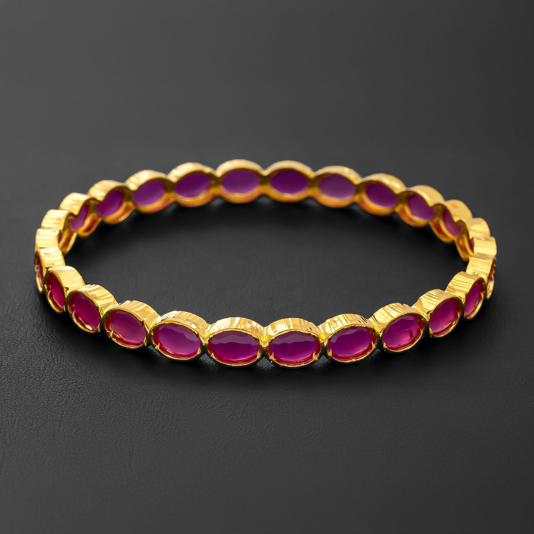 PREMIUM STONE BANGLE PMSB2R-055