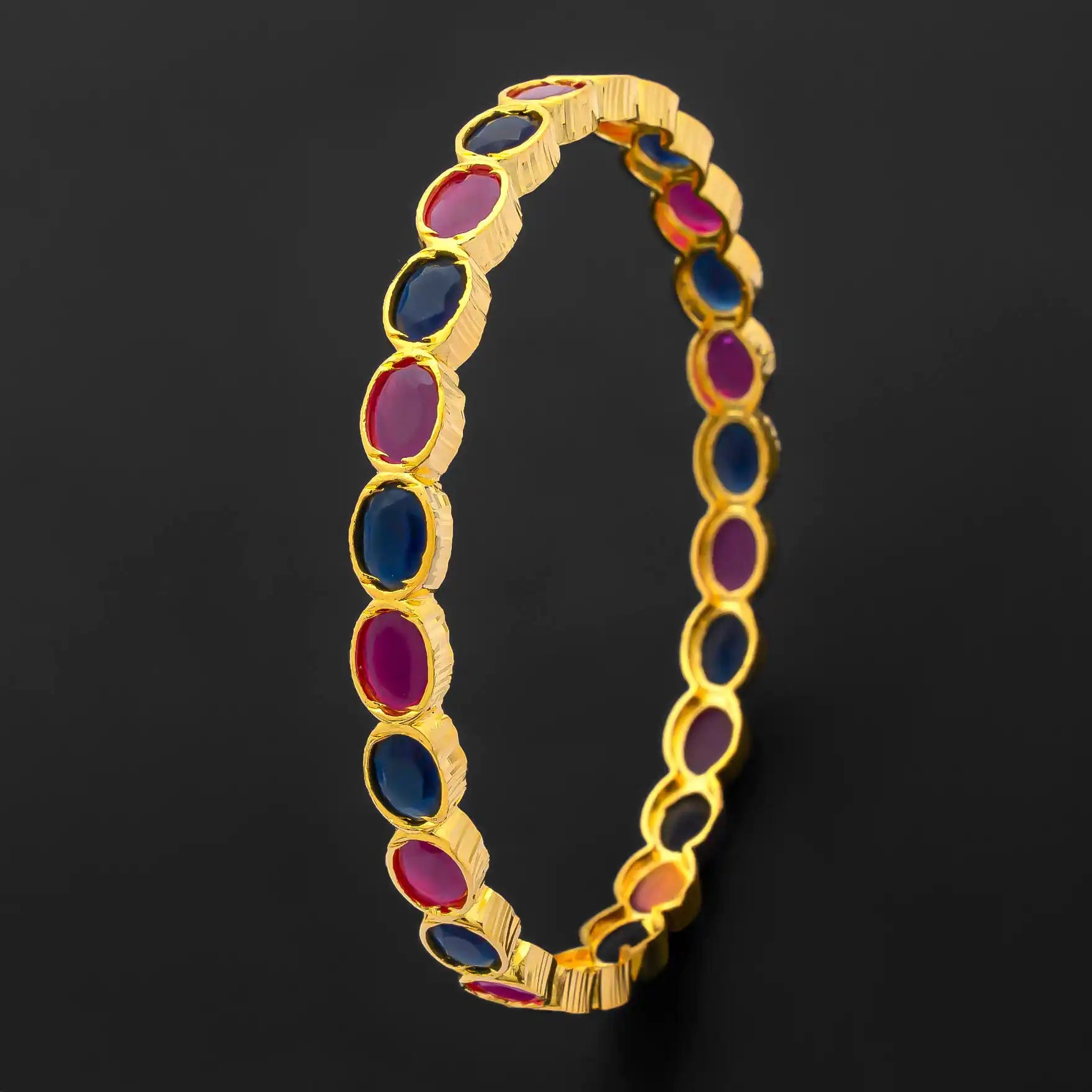 PREMIUM STONE BANGLE PMSB55RBL-006