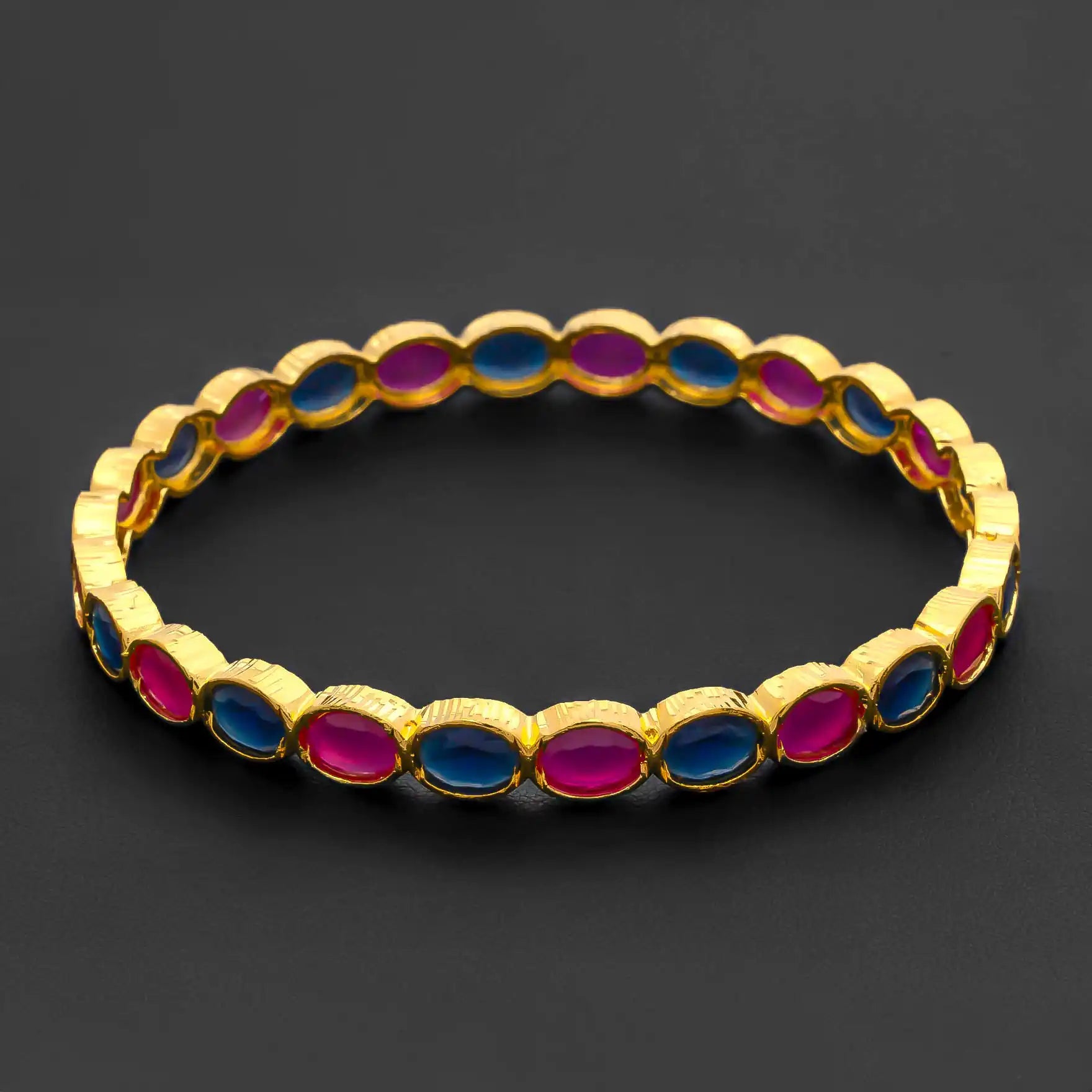 PREMIUM STONE BANGLE PMSB55RBL-006