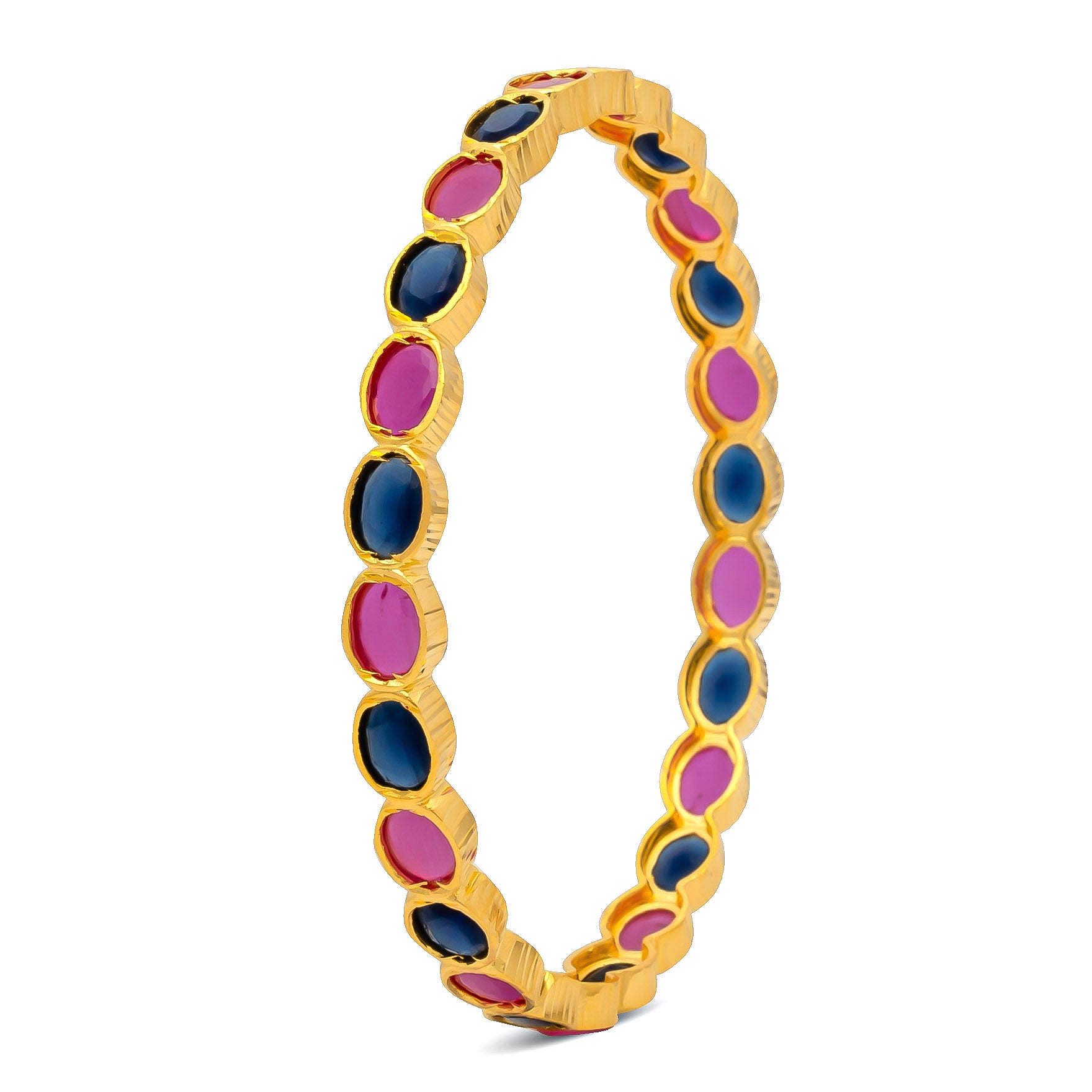PREMIUM STONE BANGLE PMSB55RBL-006