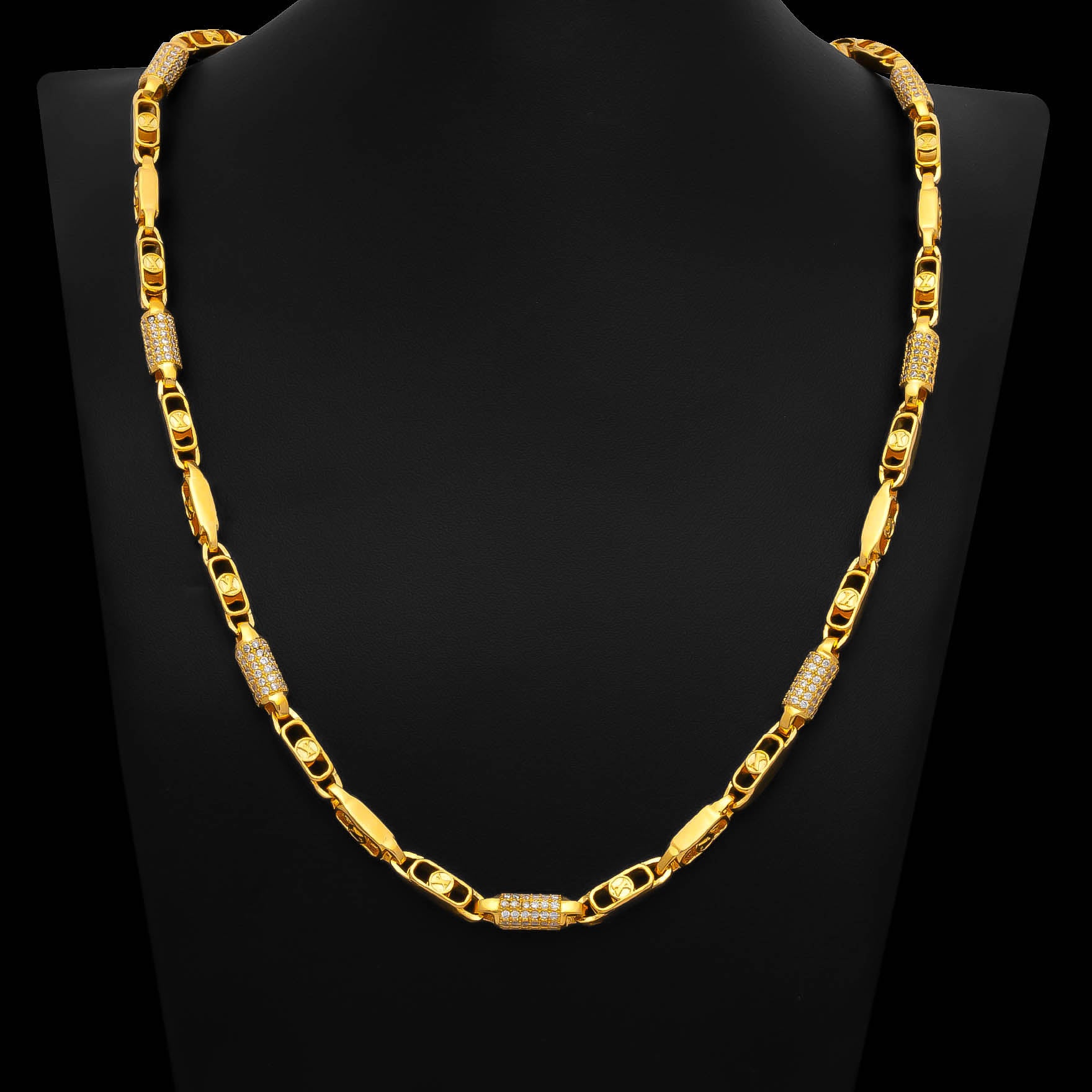 gold plated chain for men