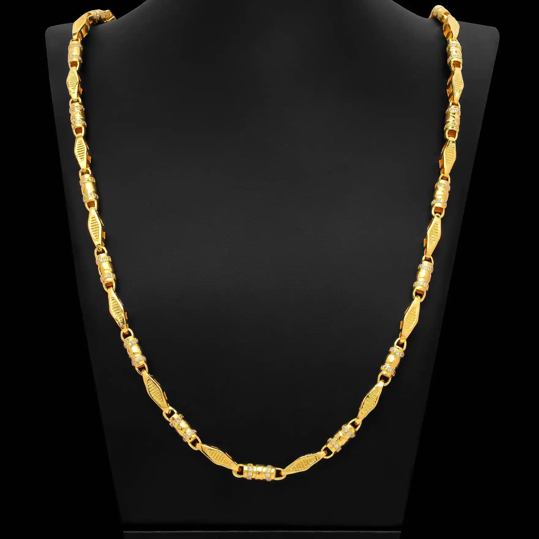 GENTS FRILL STONE CHAIN PSGCX4W-0031