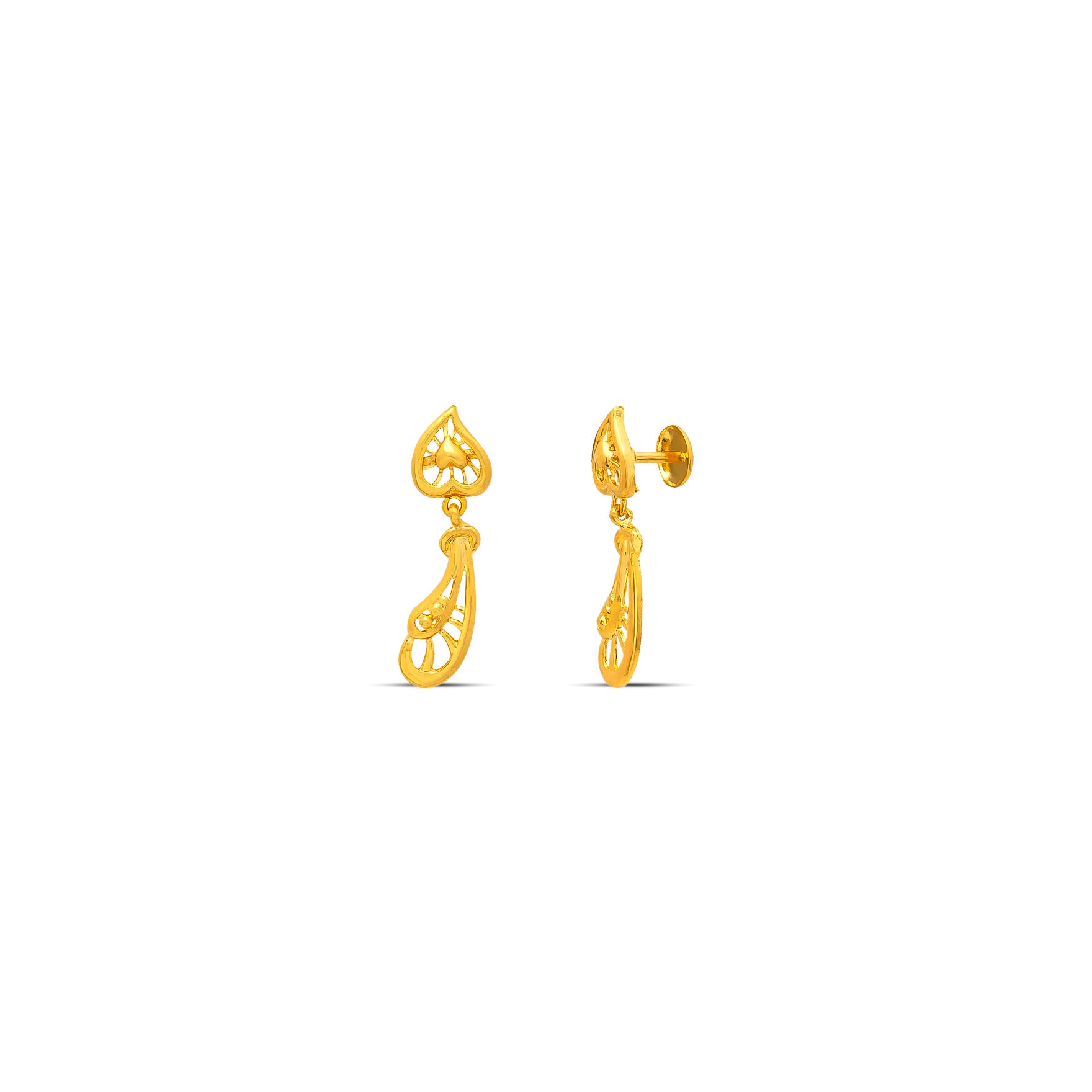 GOLDEN HANGING STUD PGHST286-001