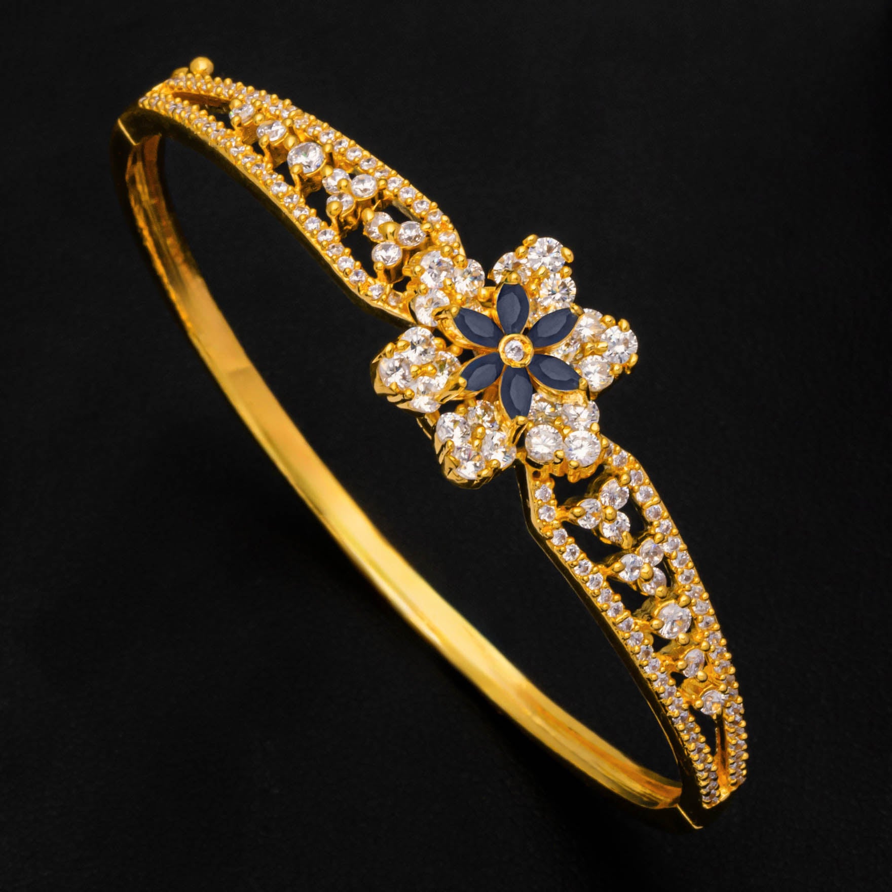 Stone Bracelet Bangle PSBRB10WBL-052