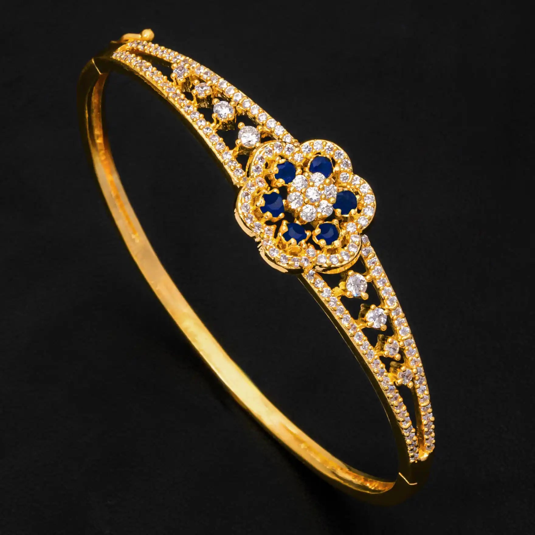 Stone Bracelet Bangle PSBRB9WBL-052