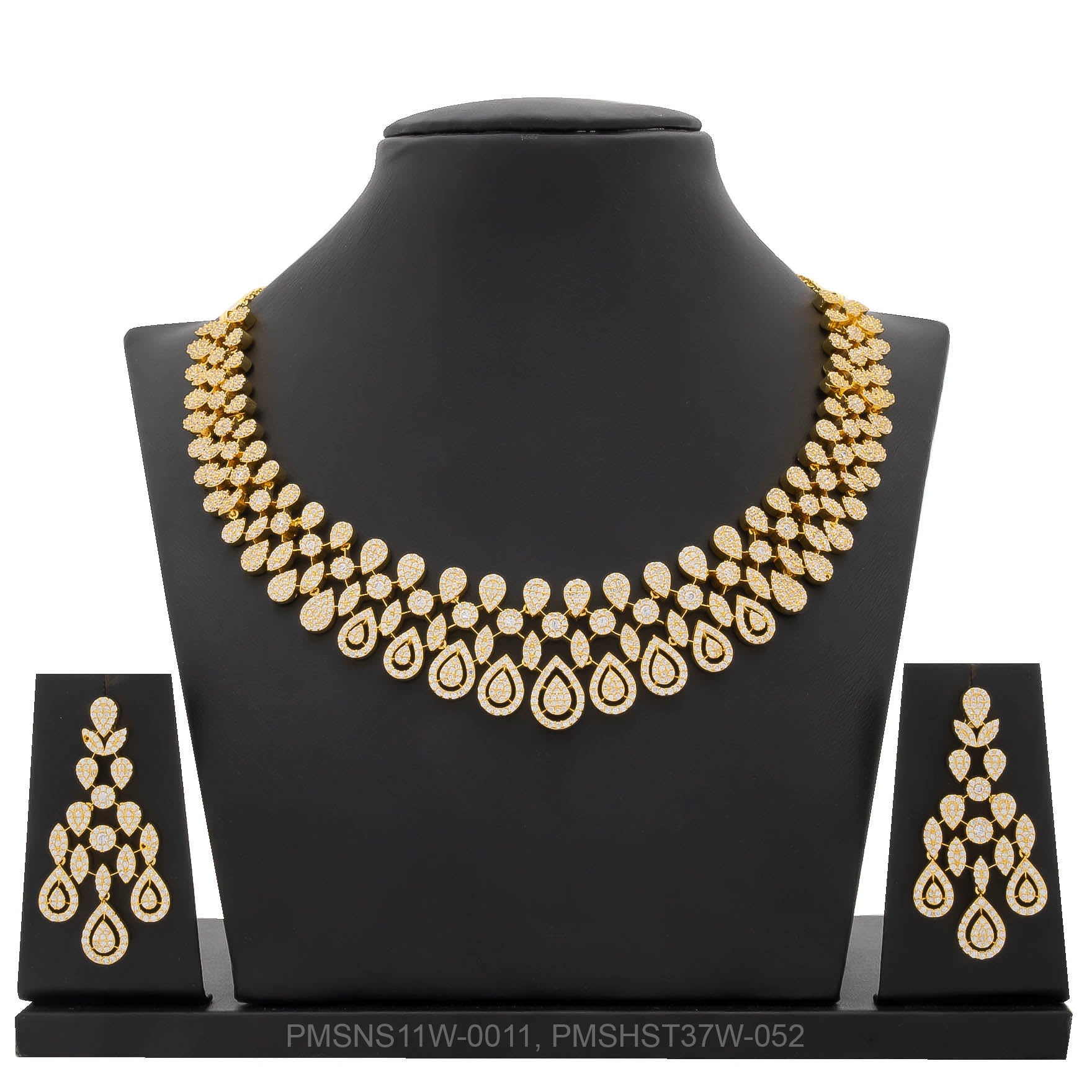 Premium Stone Necklace with Stud PMSNS11W-0011, PMSHST37W-052