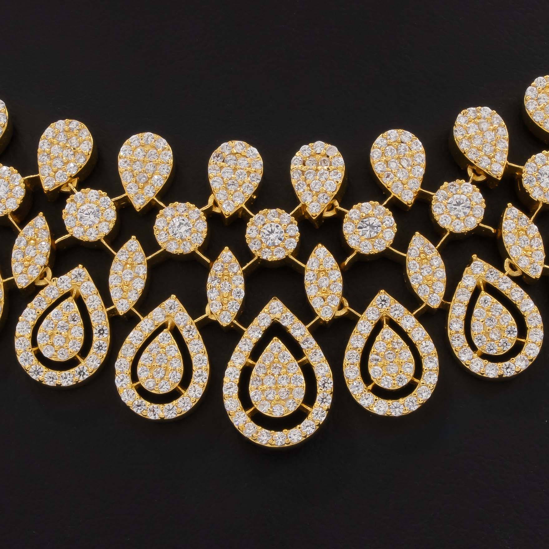 Premium Stone Necklace with Stud PMSNS11W-0011, PMSHST37W-052