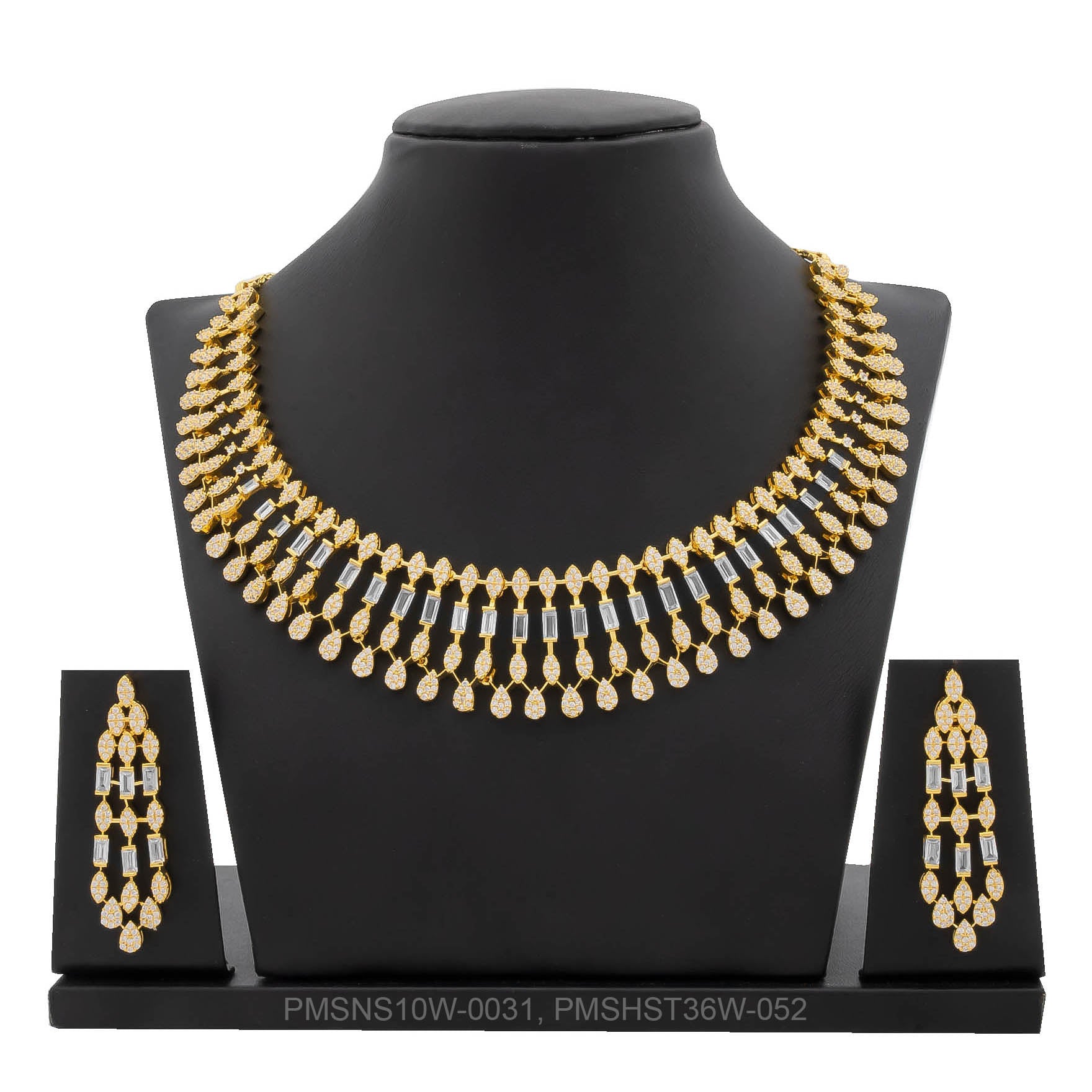 Premium Stone Necklace with Stud PMSNS10W-0031, PMSHST36W-052
