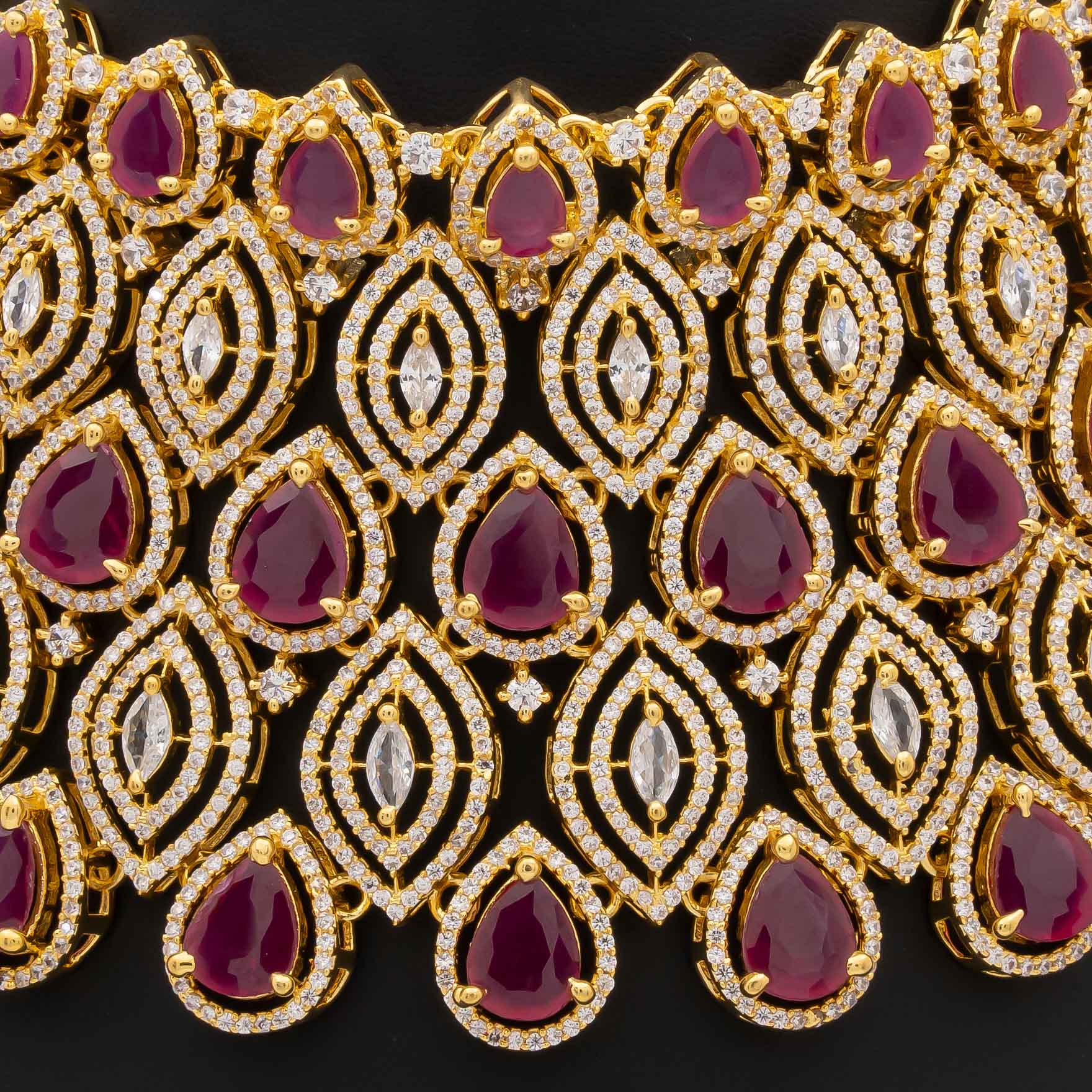 Premium Stone Necklace with Stud PMSNS3WR-0081, PMSHST2WR-004