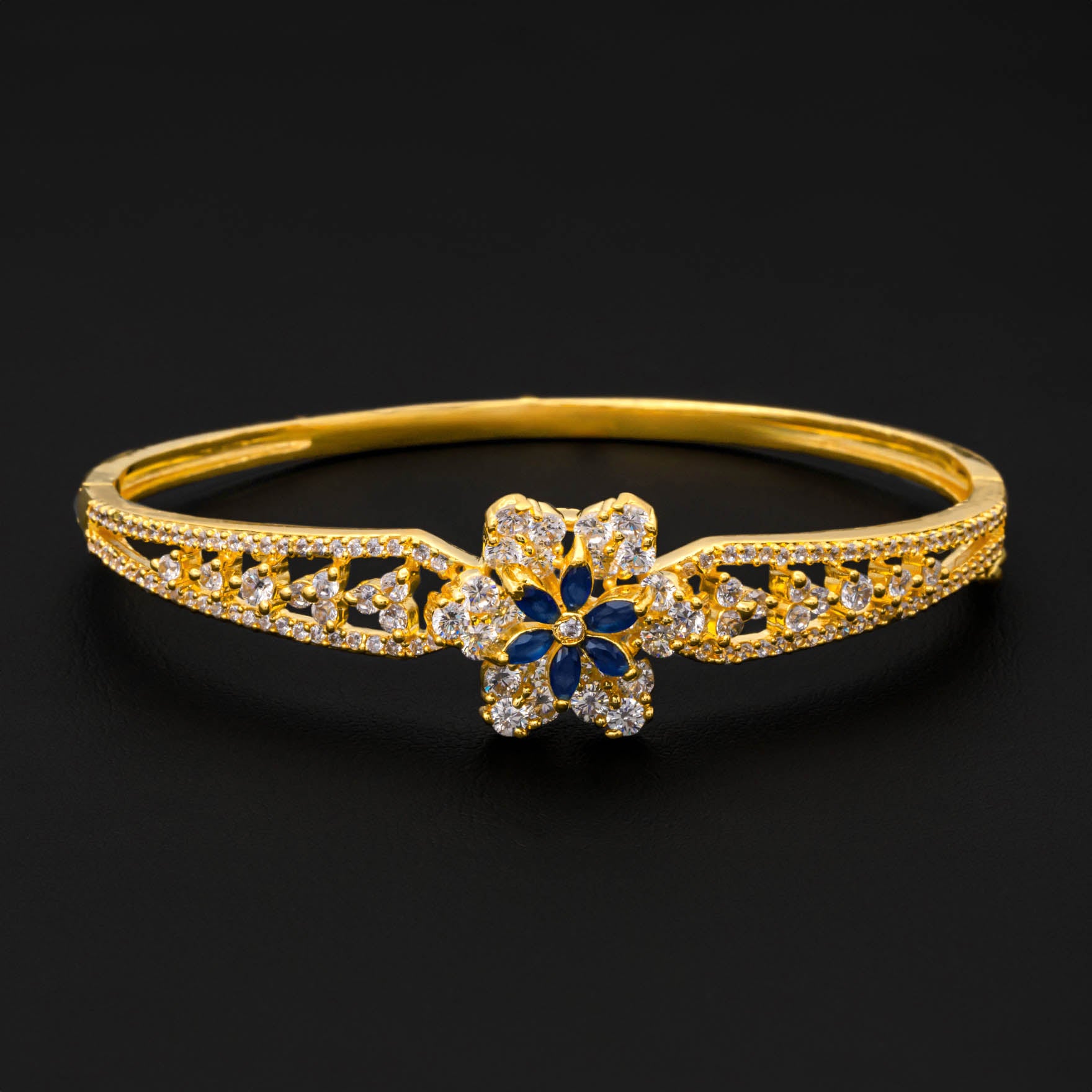 Stone Bracelet Bangle PSBRB10WBL-052