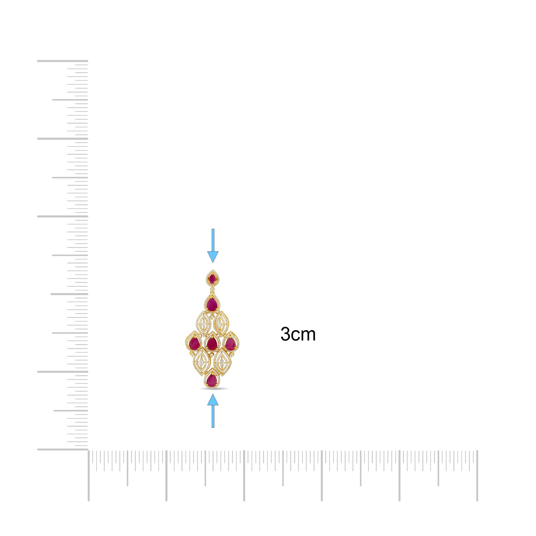 Premium Stone Necklace with Stud PMSNS3WR-0081, PMSHST2WR-004