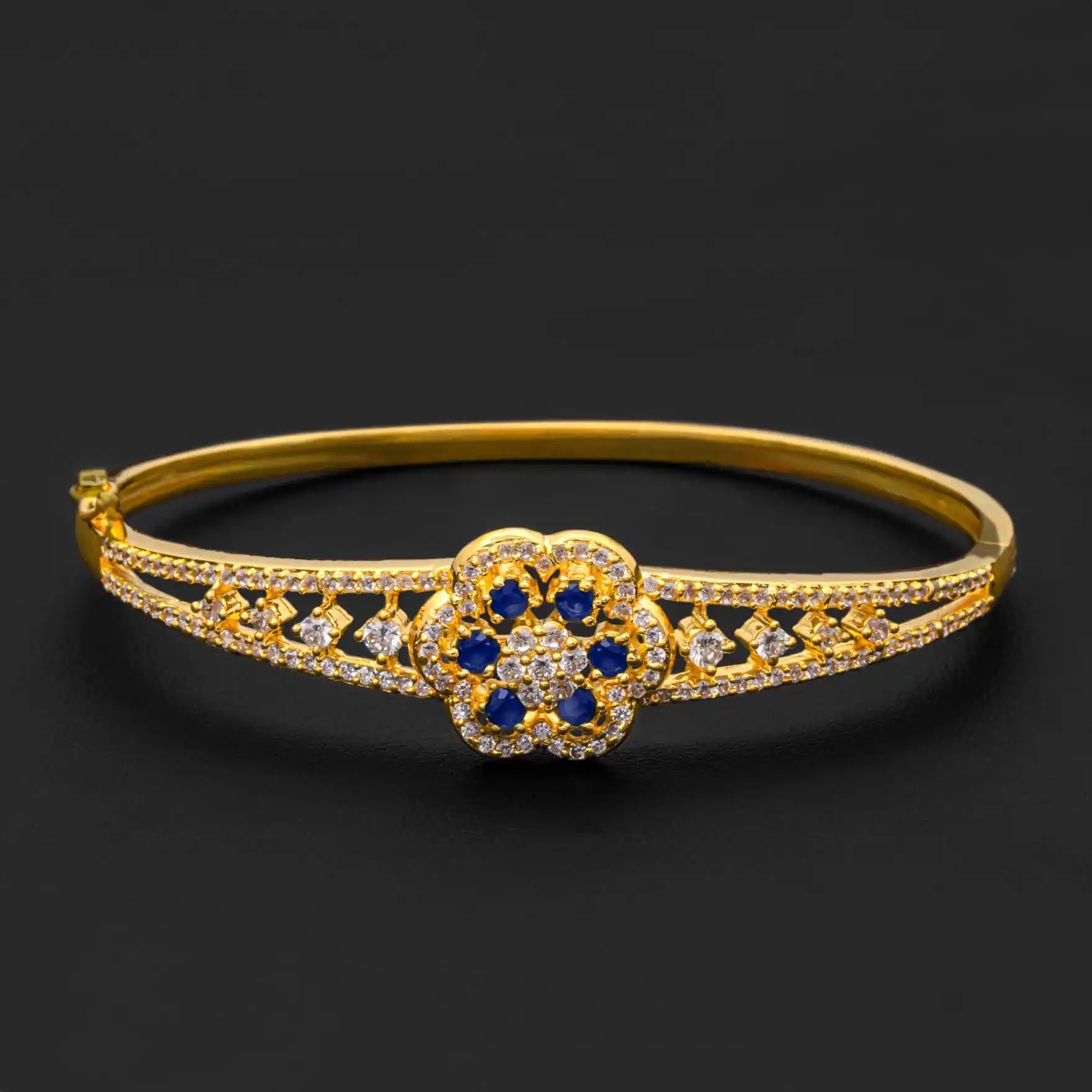 Stone Bracelet Bangle PSBRB9WBL-052