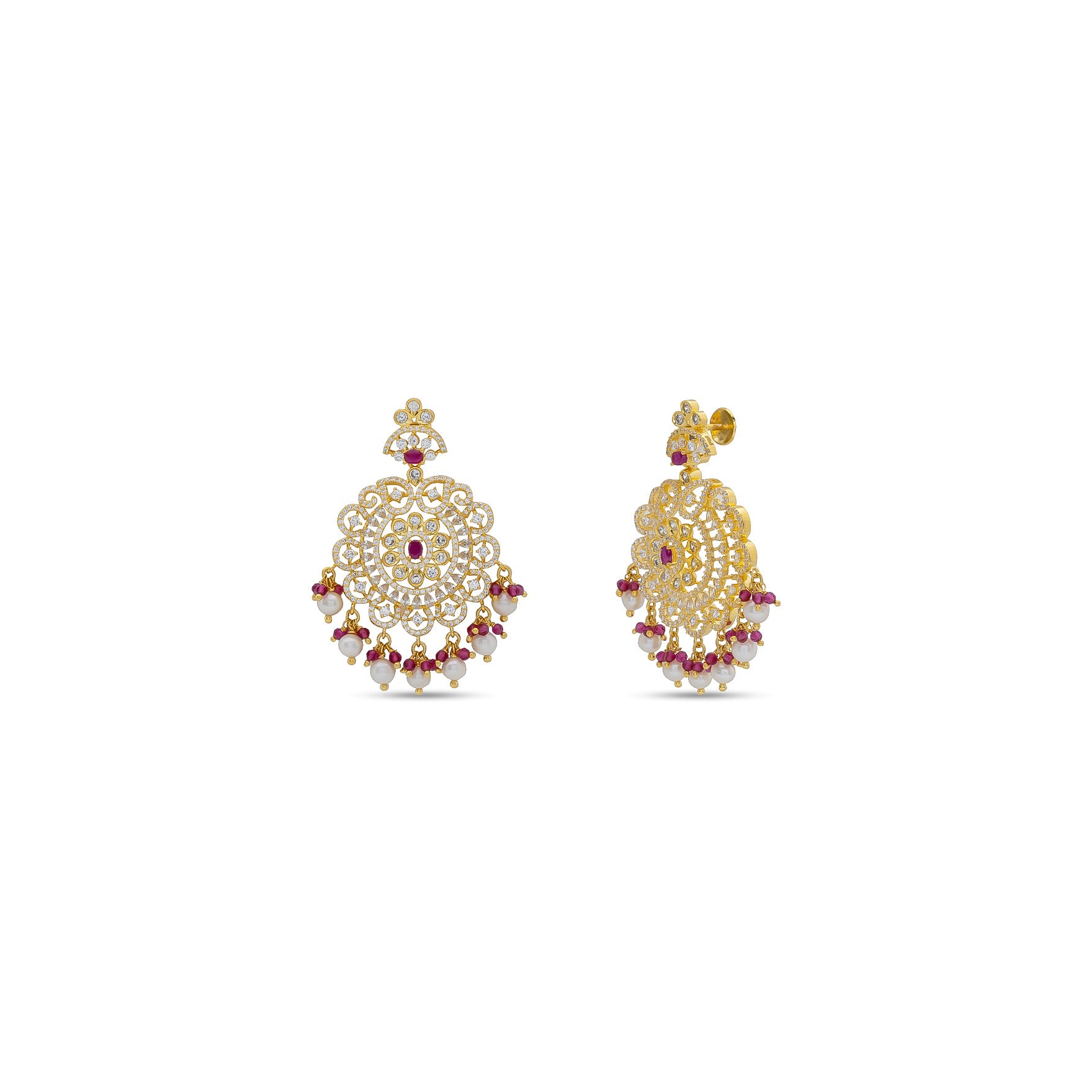 Premium Stone Necklace with Stud PMSNL2WR-0081, PMSHST10WR-053