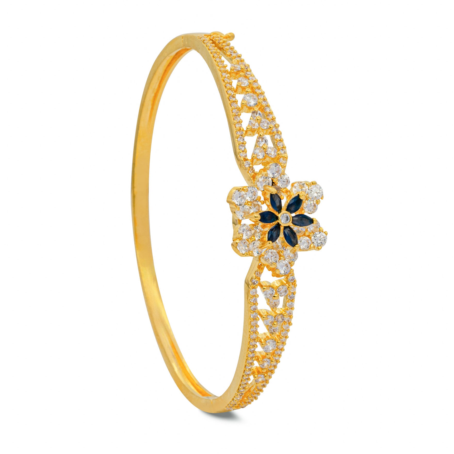 Stone Bracelet Bangle PSBRB10WBL-052