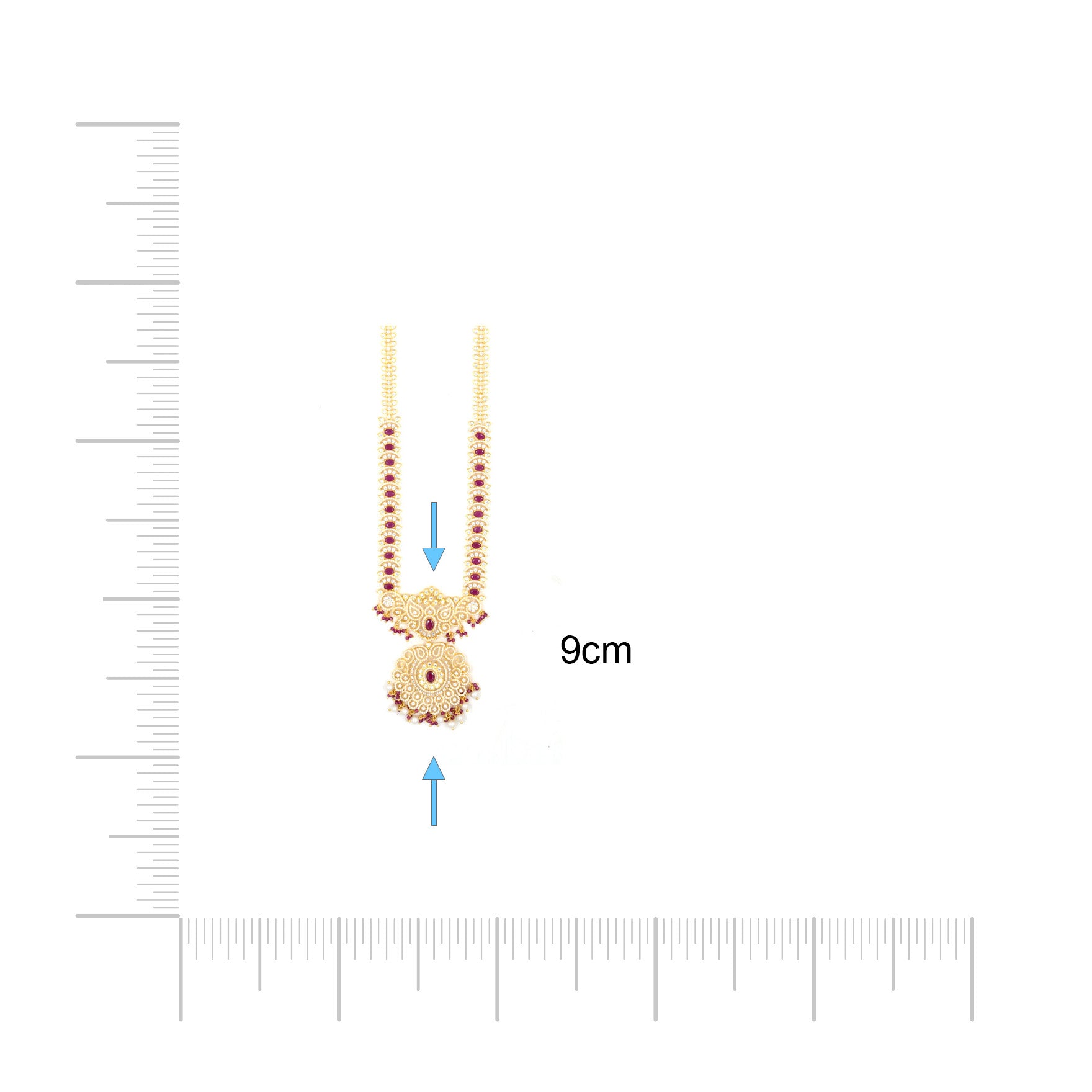 Premium Stone Necklace with Stud PMSNL2WR-0081, PMSHST10WR-053
