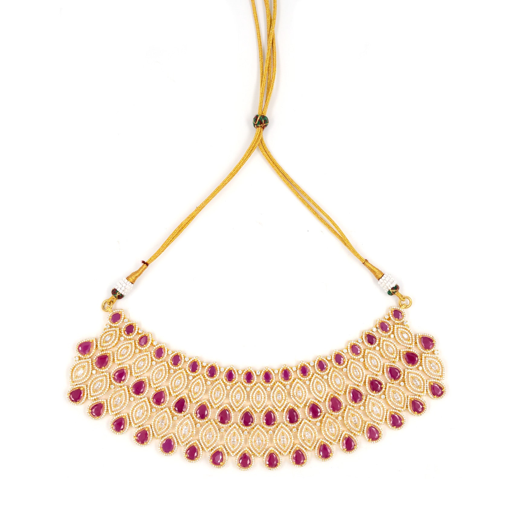 Premium Stone Necklace with Stud PMSNS3WR-0081, PMSHST2WR-004