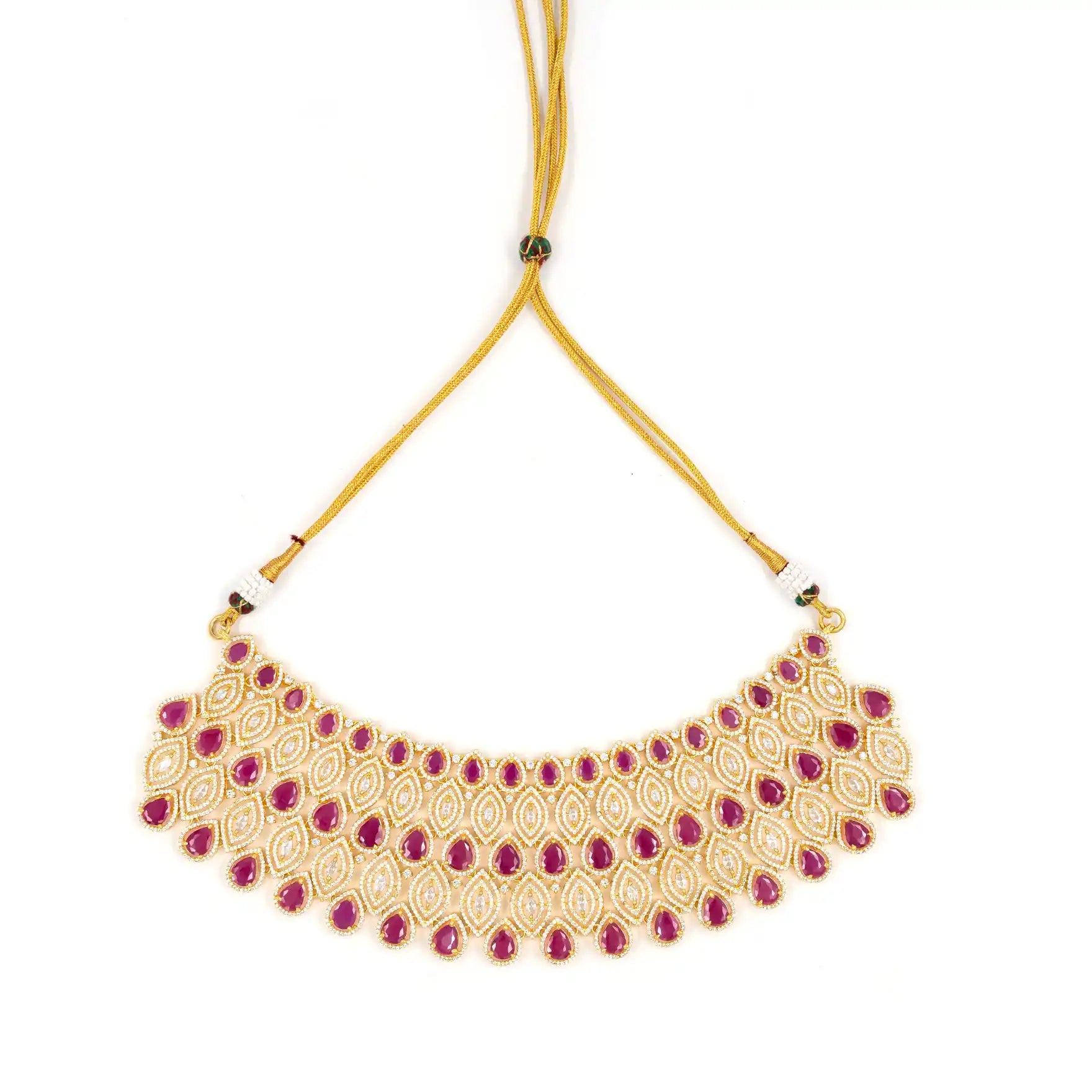 Premium Stone Necklace with Stud PMSNS3WR-0081, PMSHST2WR-004
