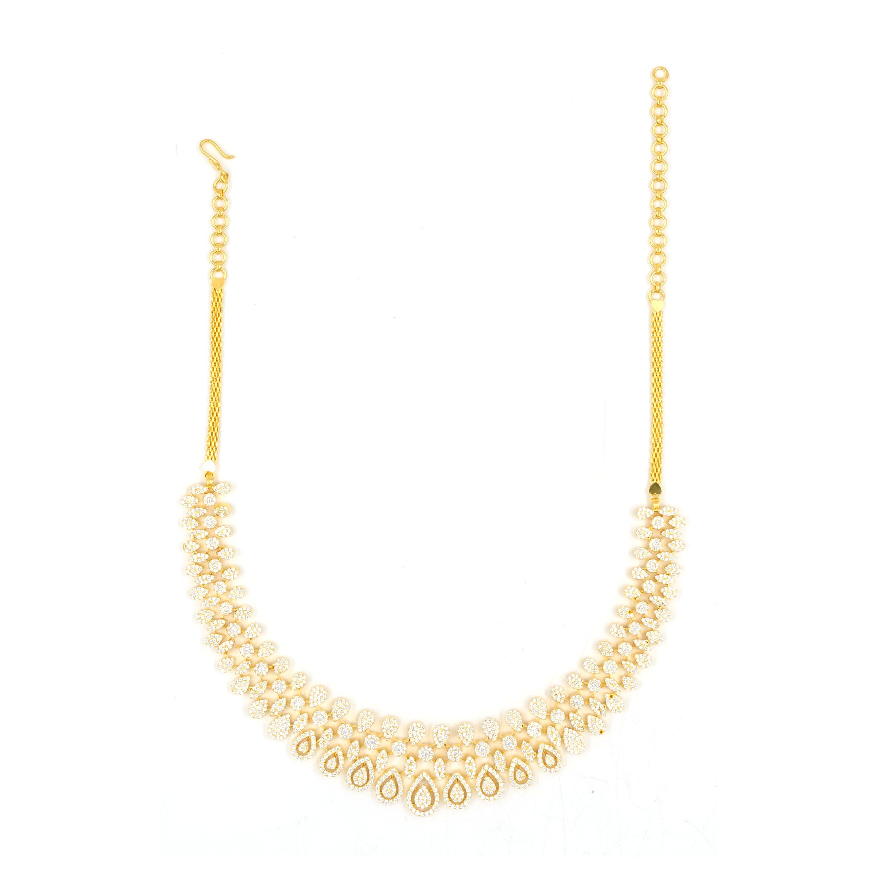 Premium Stone Necklace with Stud PMSNS11W-0011, PMSHST37W-052